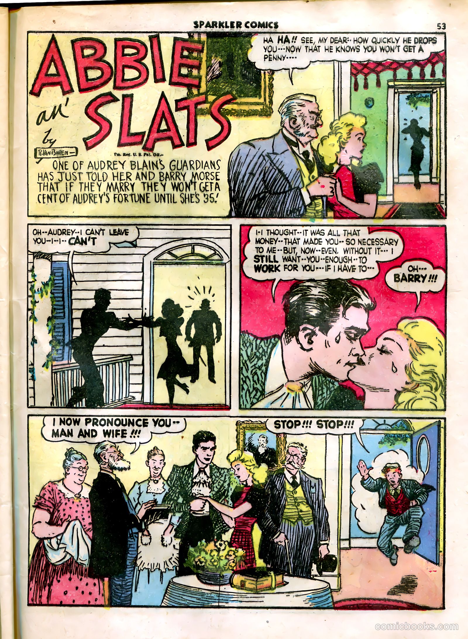 Sparkle Comics #13 (1950) — page 43 of 56