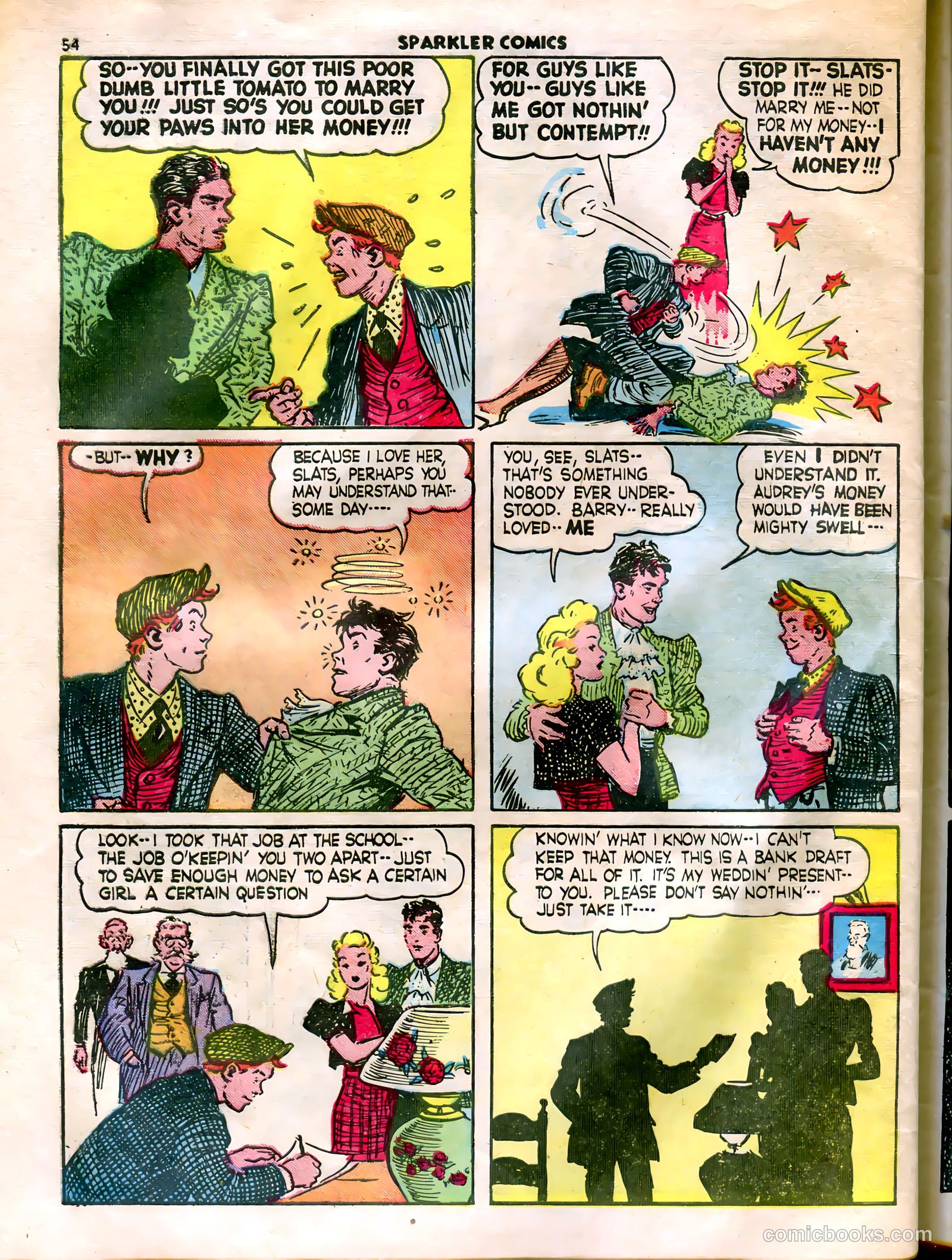 Sparkle Comics #13 (1950) — page 44 of 56