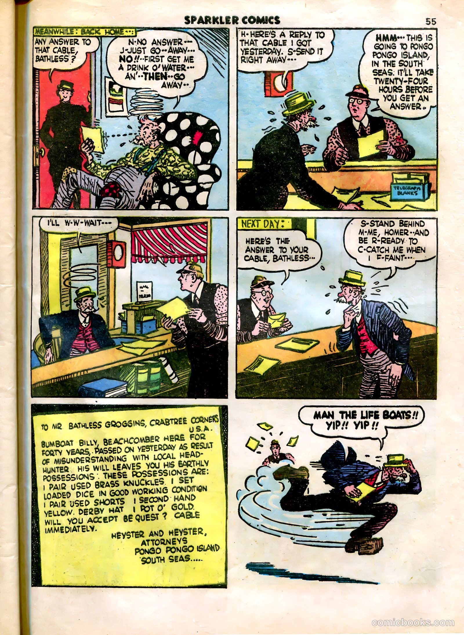Sparkle Comics #13 (1950) — page 45 of 56