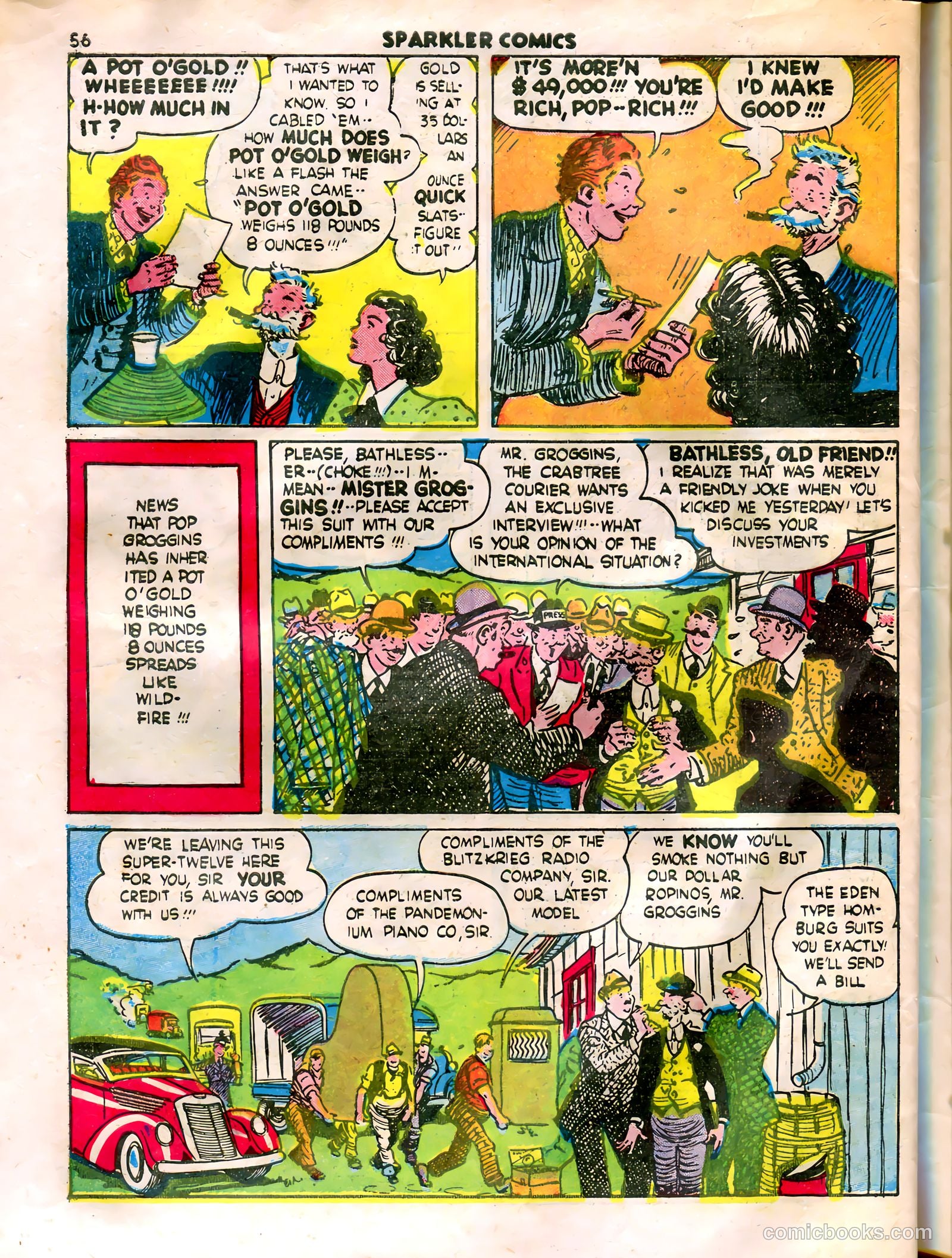 Sparkle Comics #13 (1950) — page 46 of 56