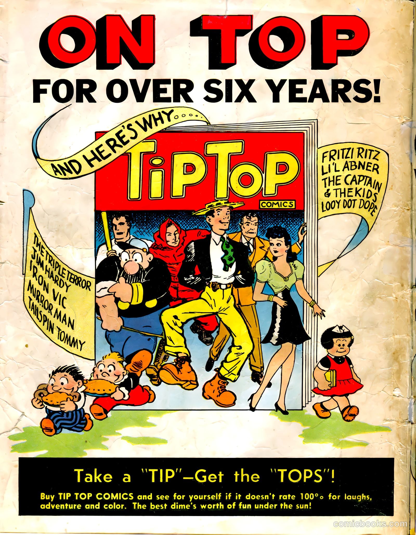 Sparkle Comics #13 (1950) — page 56 of 56