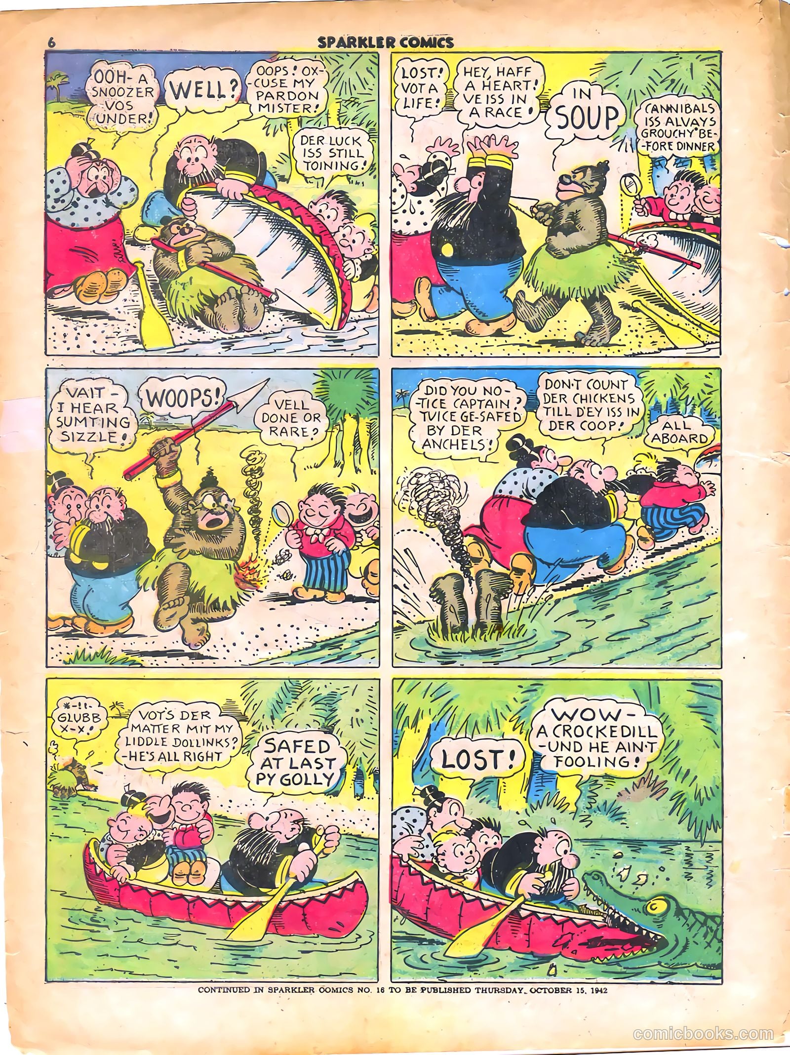 Sparkle Comics #15 (1951) — page 8 of 56