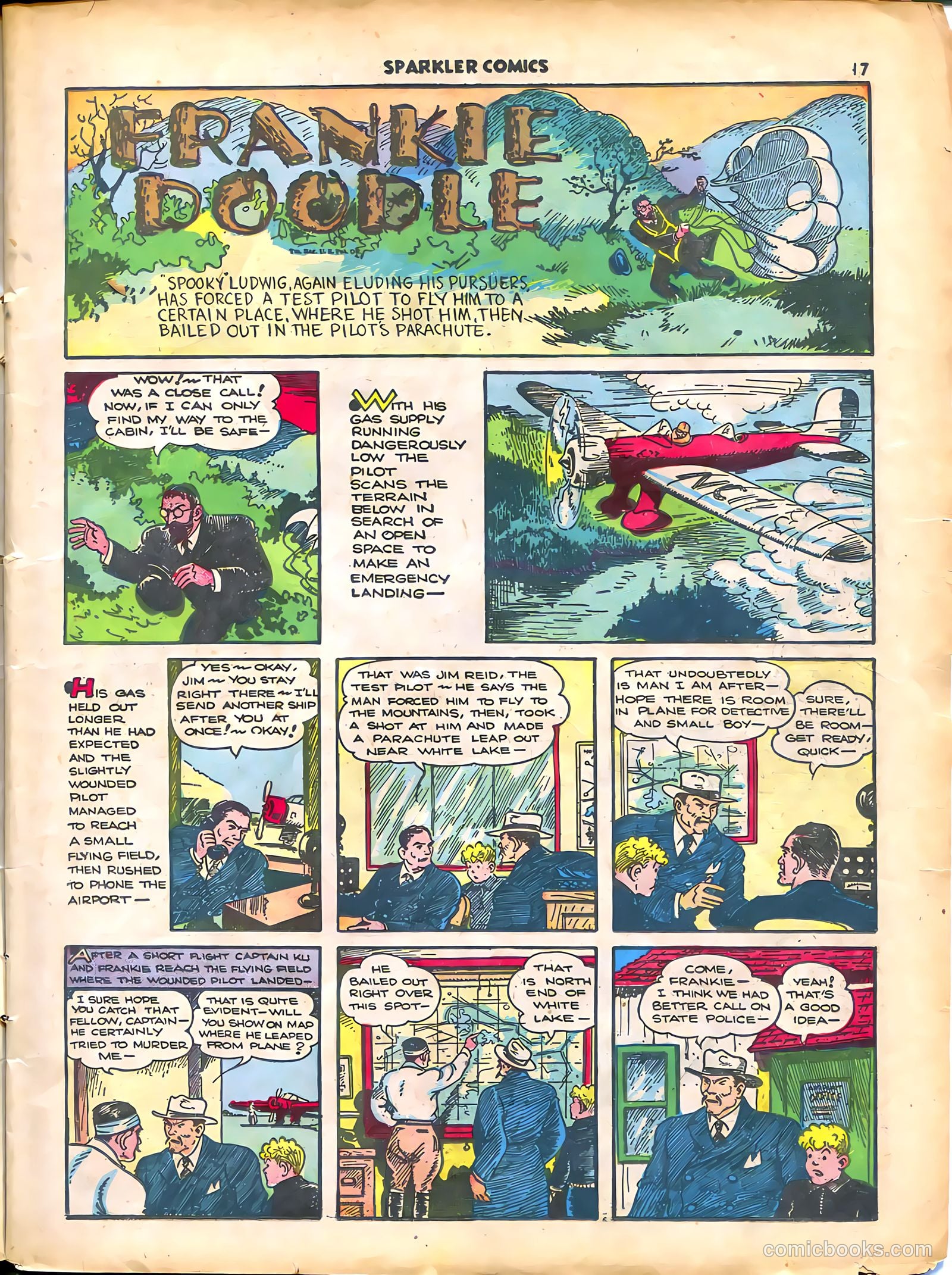Sparkle Comics #15 (1951) — page 19 of 56