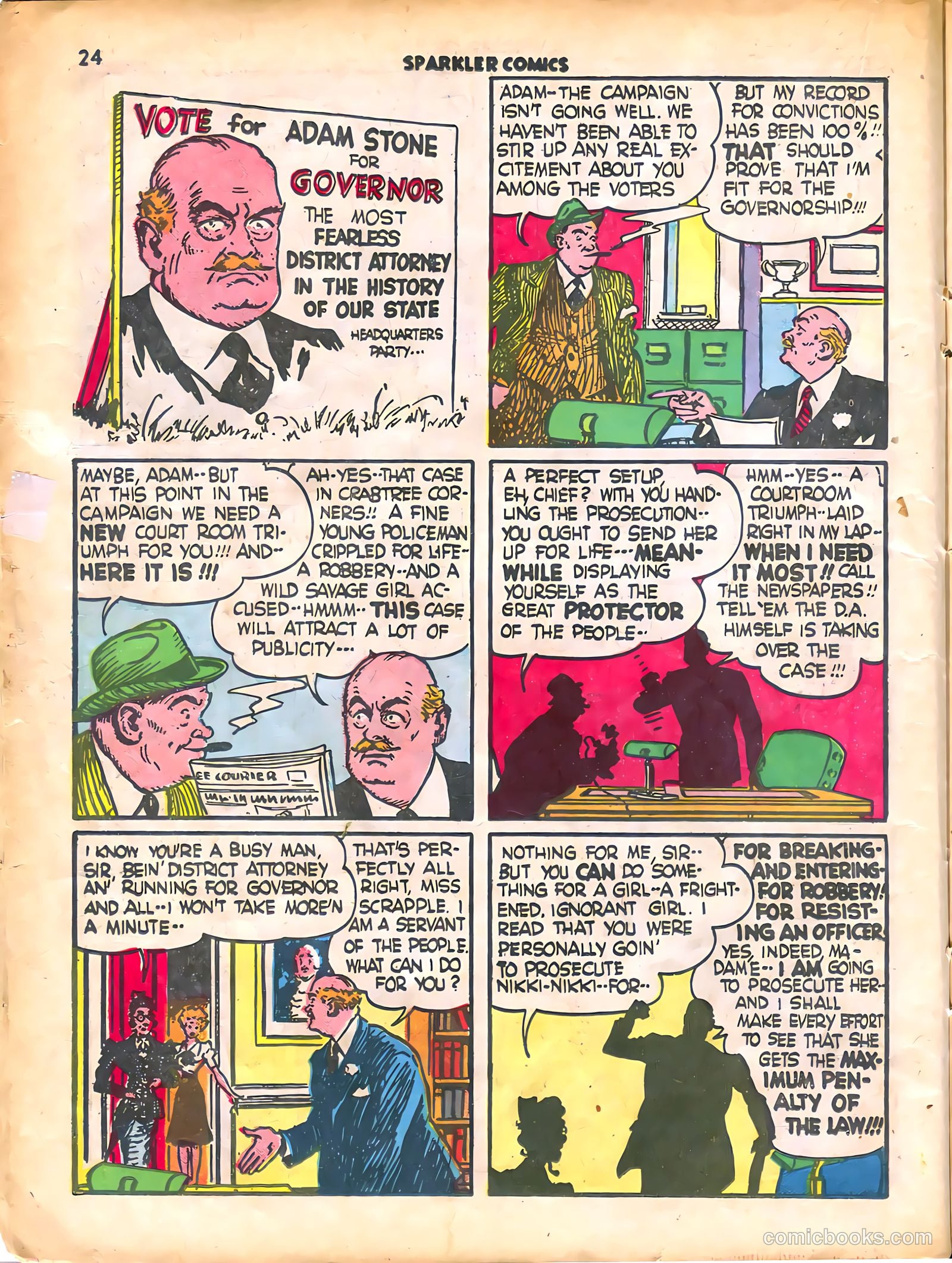 Sparkle Comics #15 (1951) — page 26 of 56