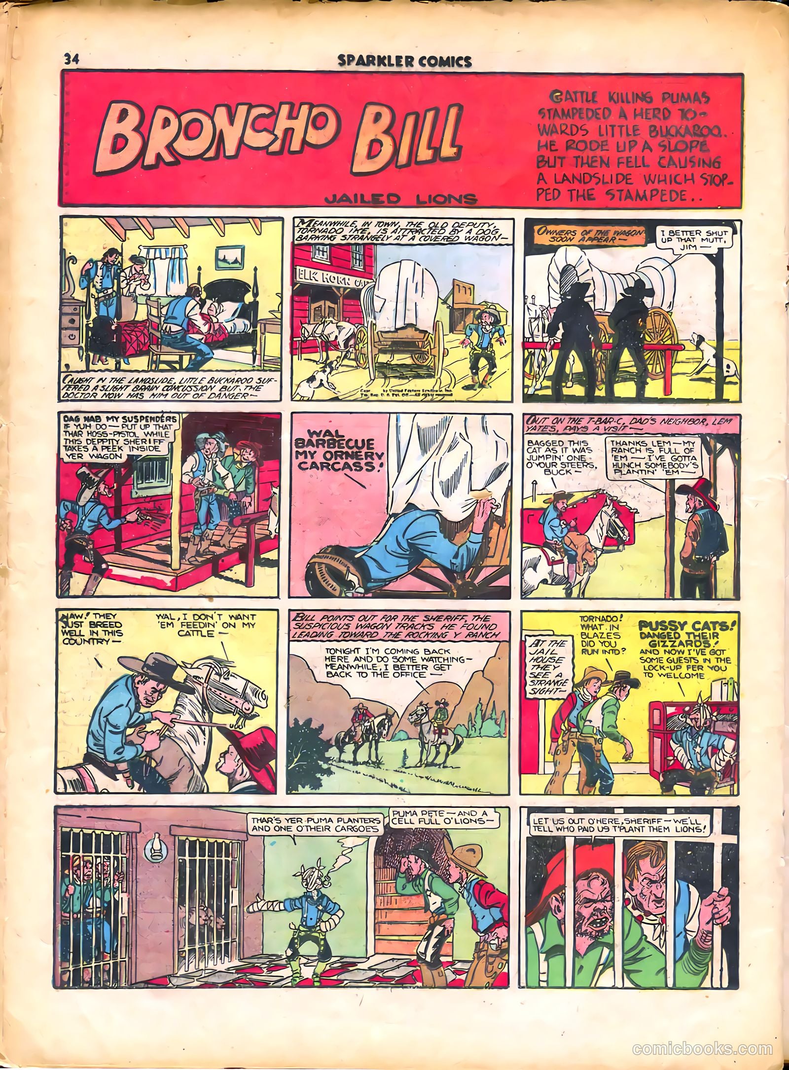Sparkle Comics #15 (1951) — page 36 of 56