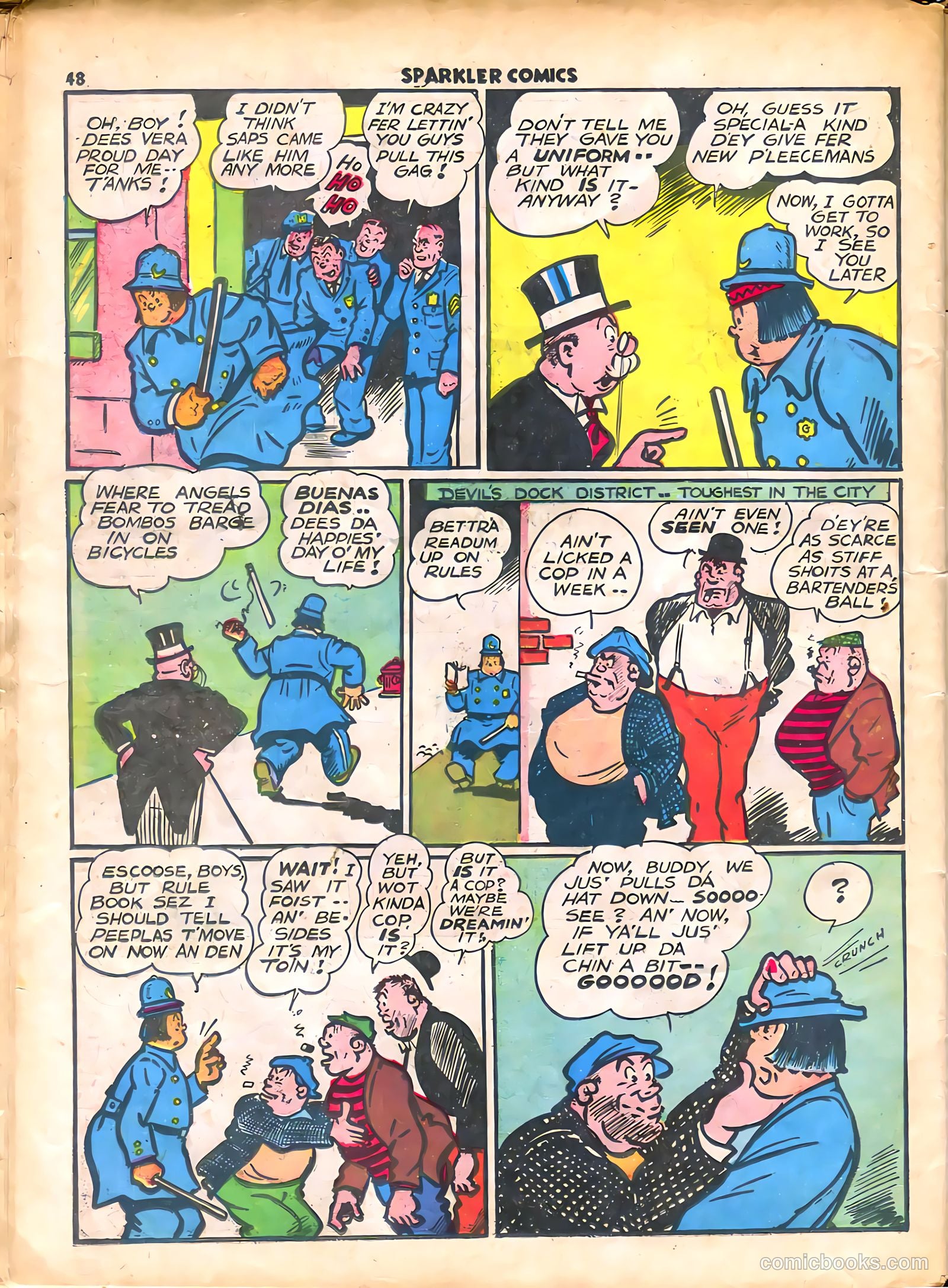 Sparkle Comics #15 (1951) — page 43 of 56