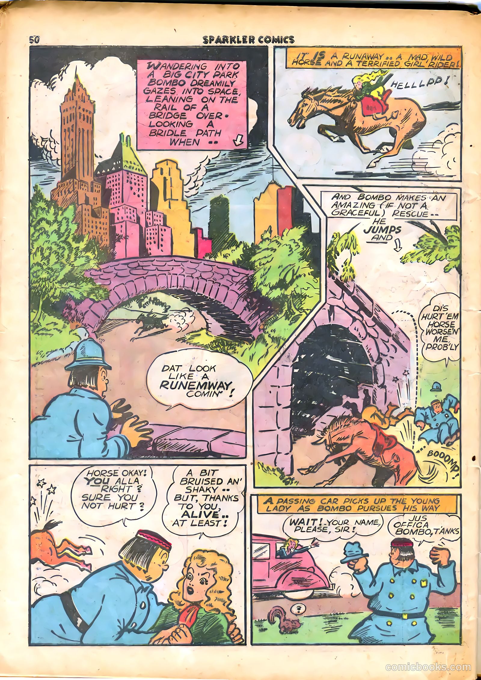 Sparkle Comics #15 (1951) — page 45 of 56