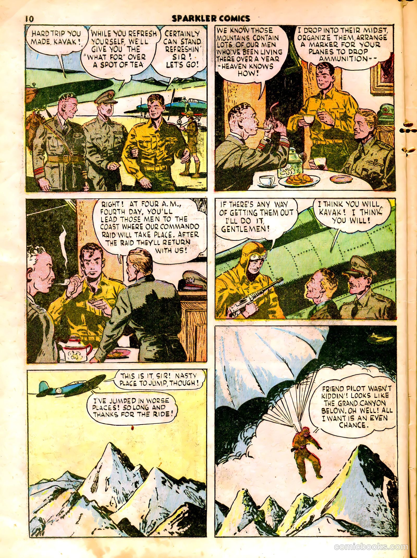 Sparkle Comics #17 (1951) — page 6 of 54