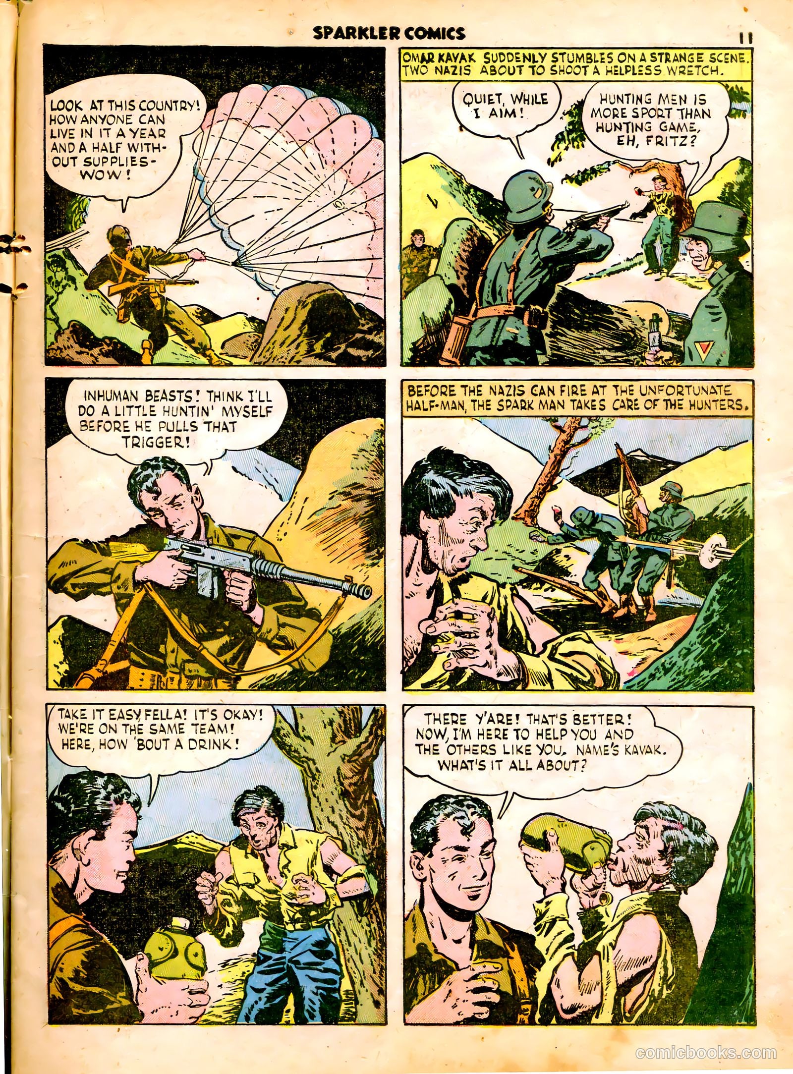 Sparkle Comics #17 (1951) — page 7 of 54