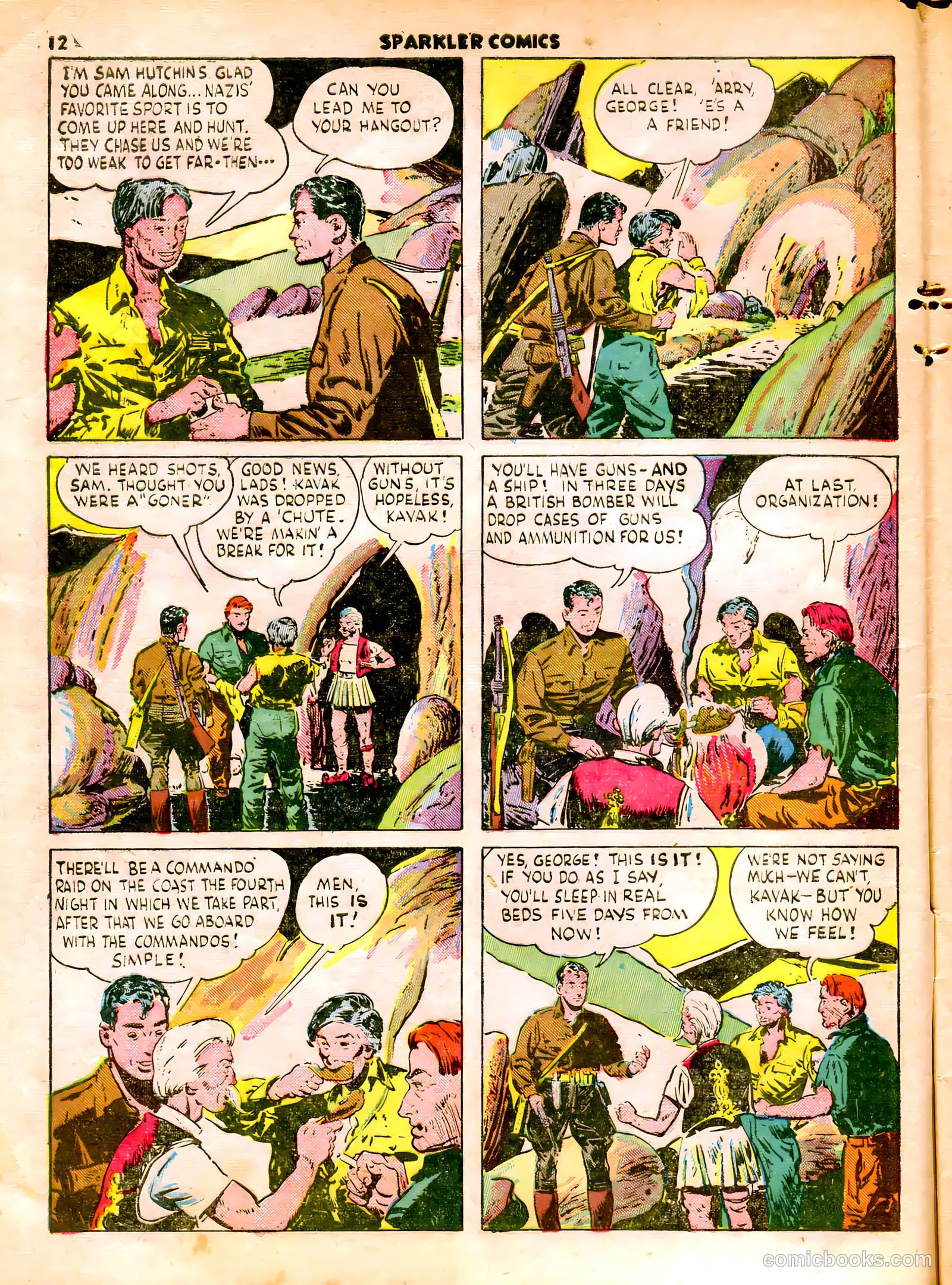 Sparkle Comics #17 (1951) — page 8 of 54