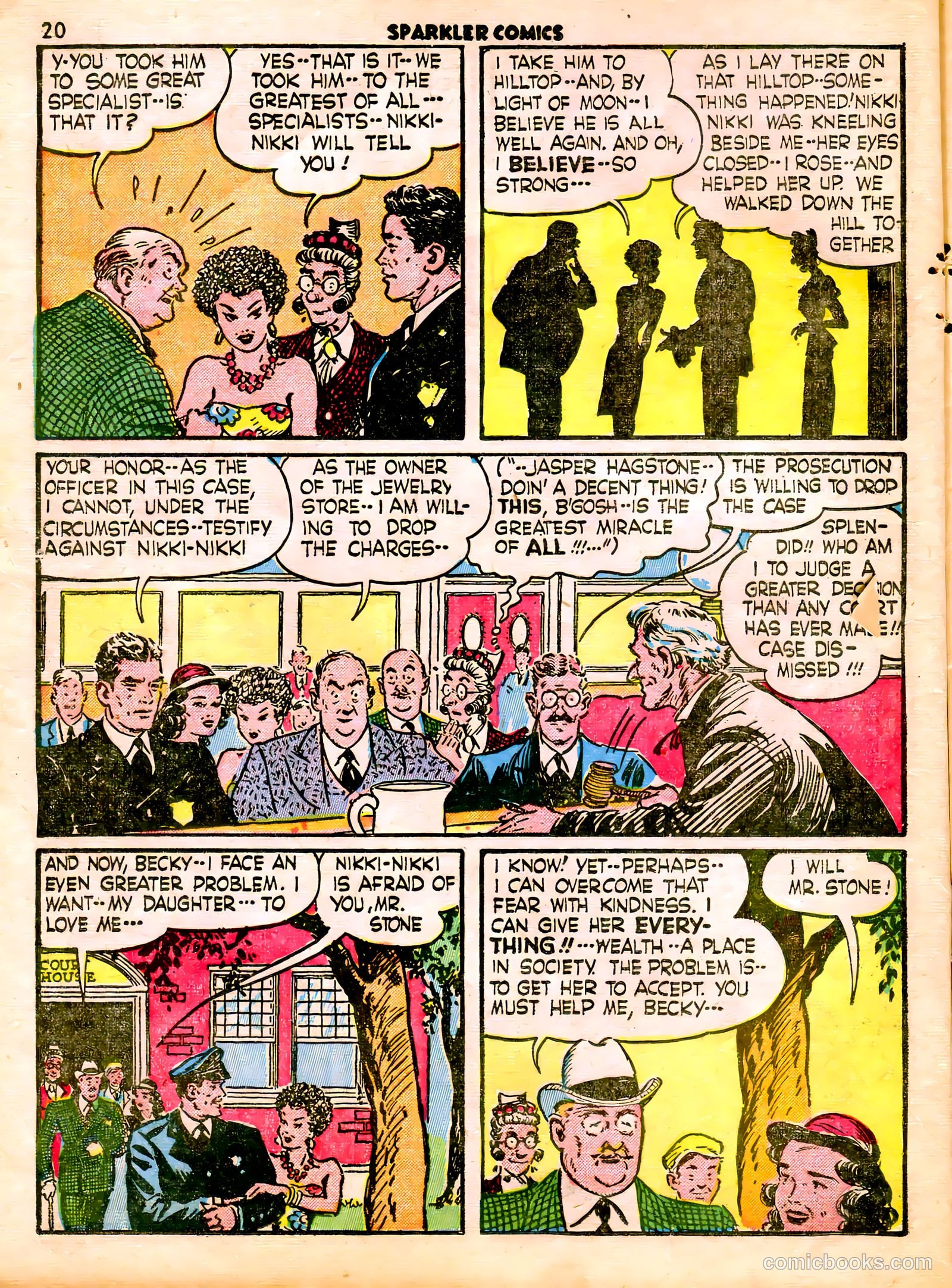Sparkle Comics #17 (1951) — page 16 of 54