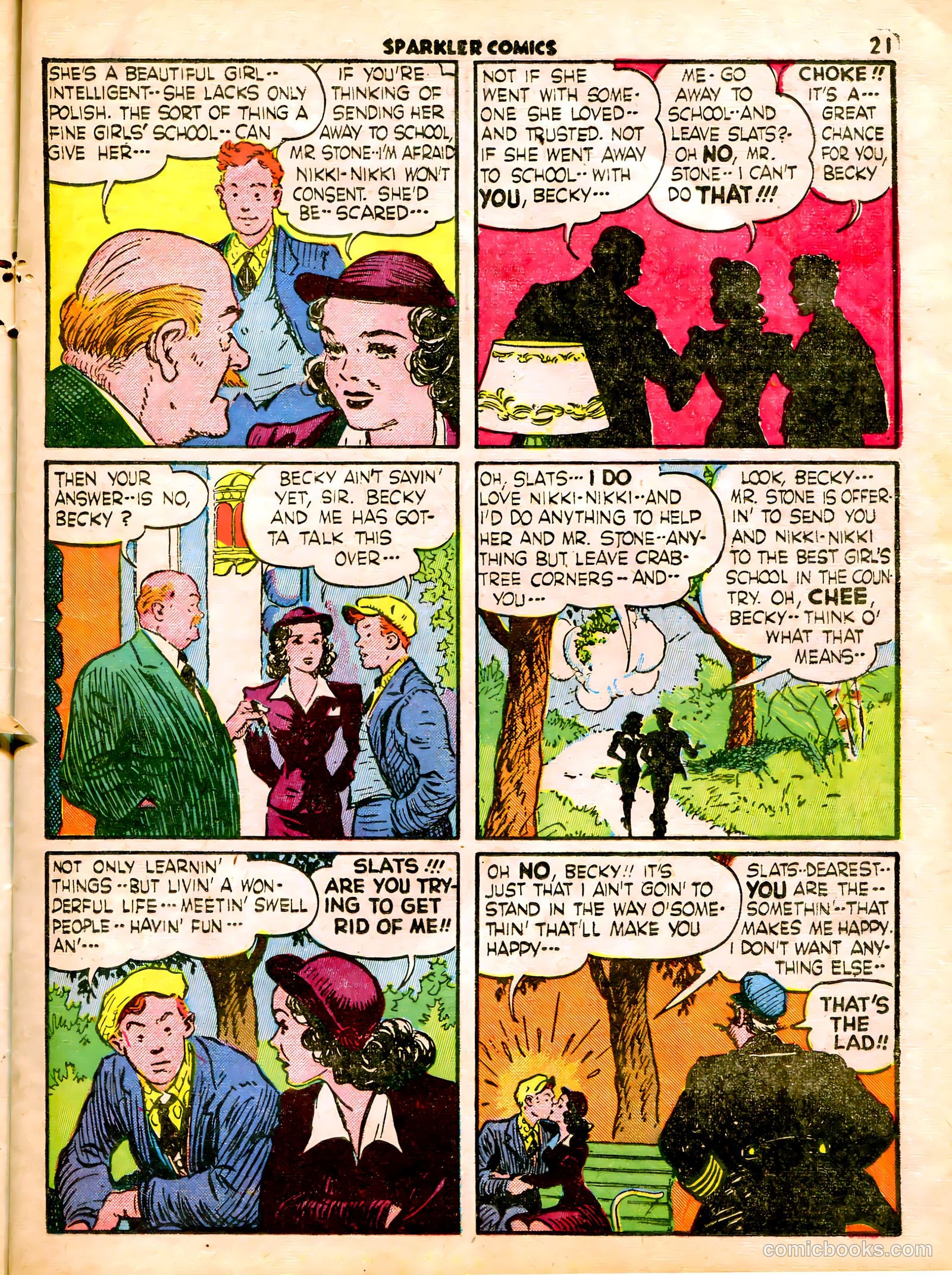 Sparkle Comics #17 (1951) — page 17 of 54