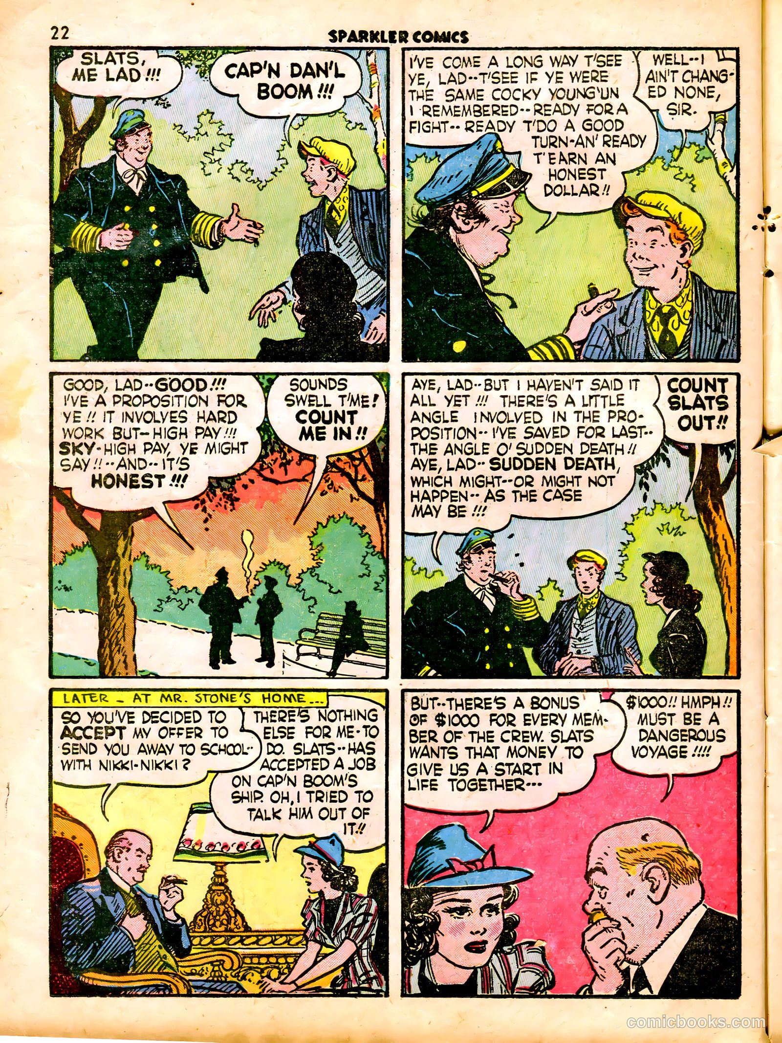 Sparkle Comics #17 (1951) — page 18 of 54