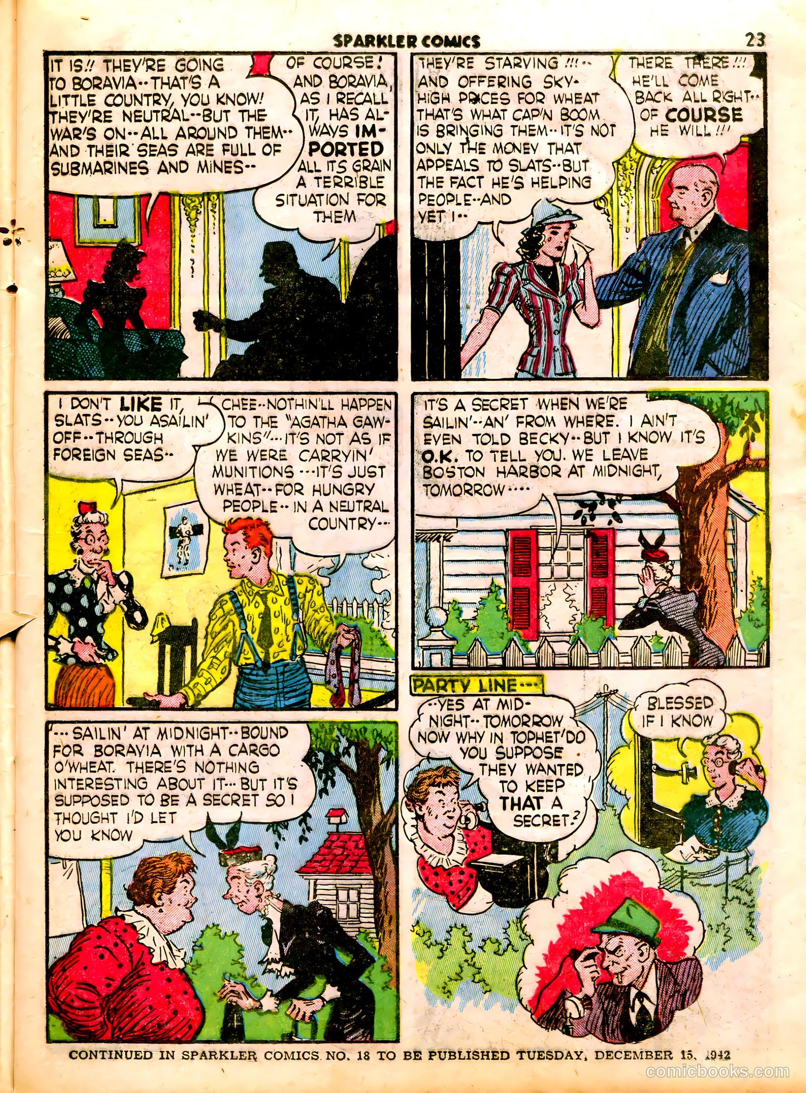 Sparkle Comics #17 (1951) — page 19 of 54