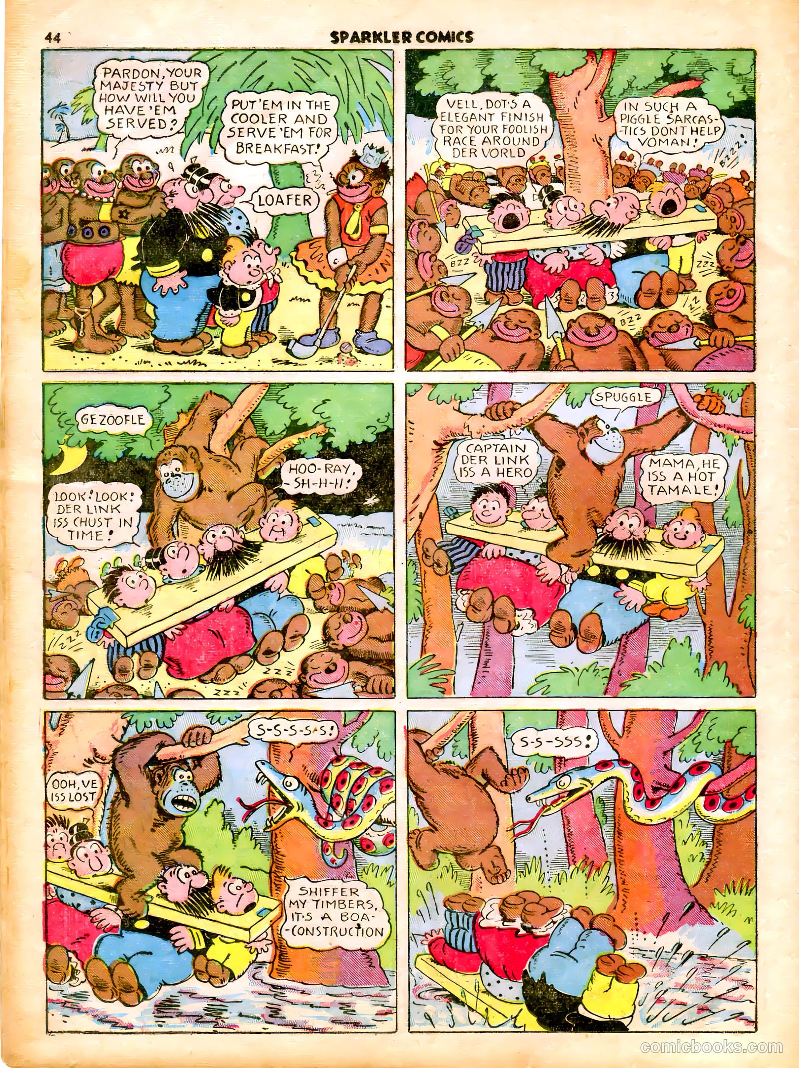 Sparkle Comics #17 (1951) — page 32 of 54