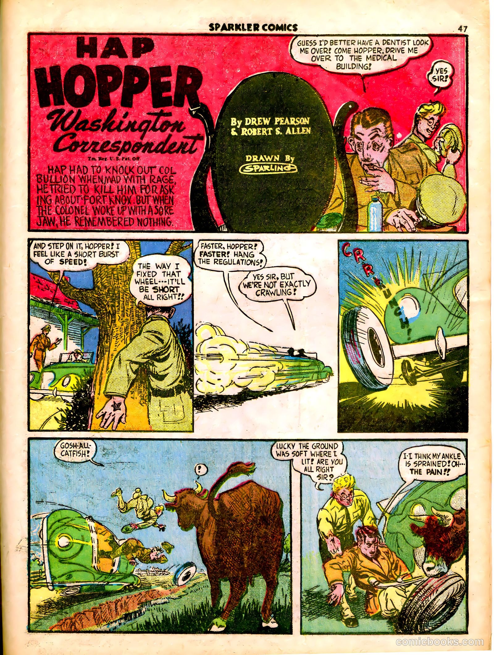Sparkle Comics #17 (1951) — page 35 of 54
