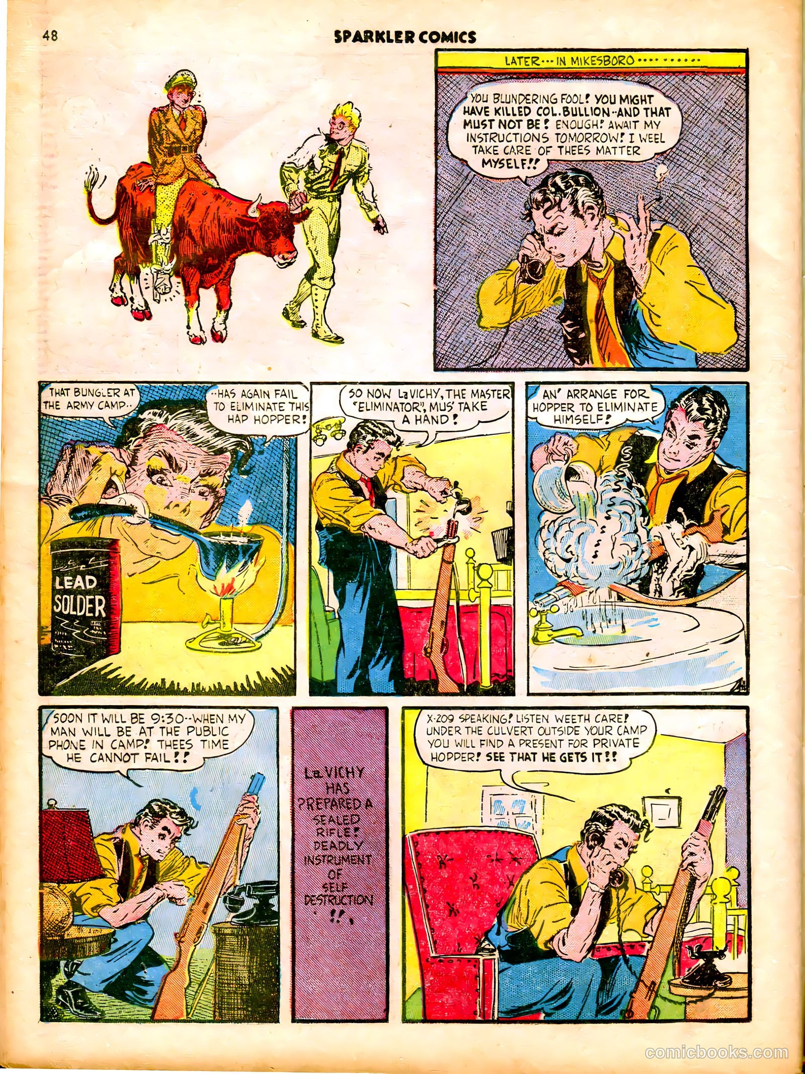 Sparkle Comics #17 (1951) — page 36 of 54