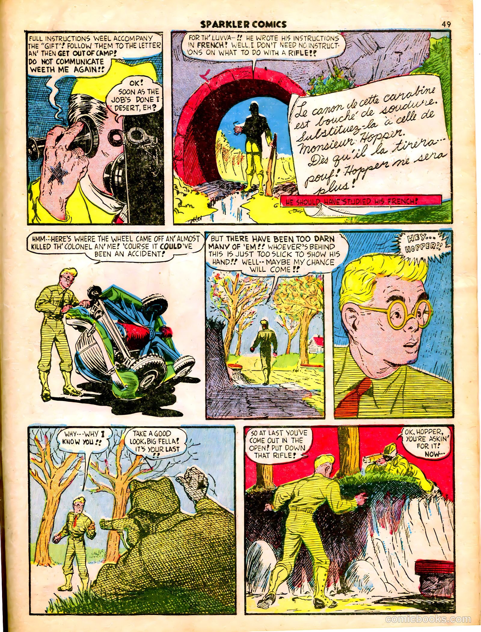 Sparkle Comics #17 (1951) — page 37 of 54