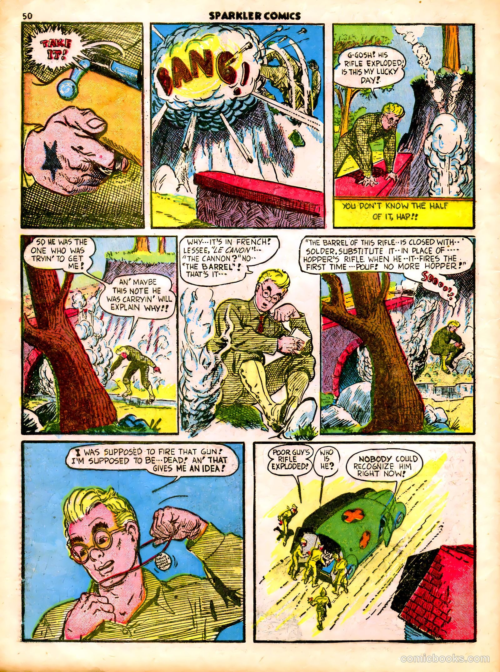 Sparkle Comics #17 (1951) — page 38 of 54