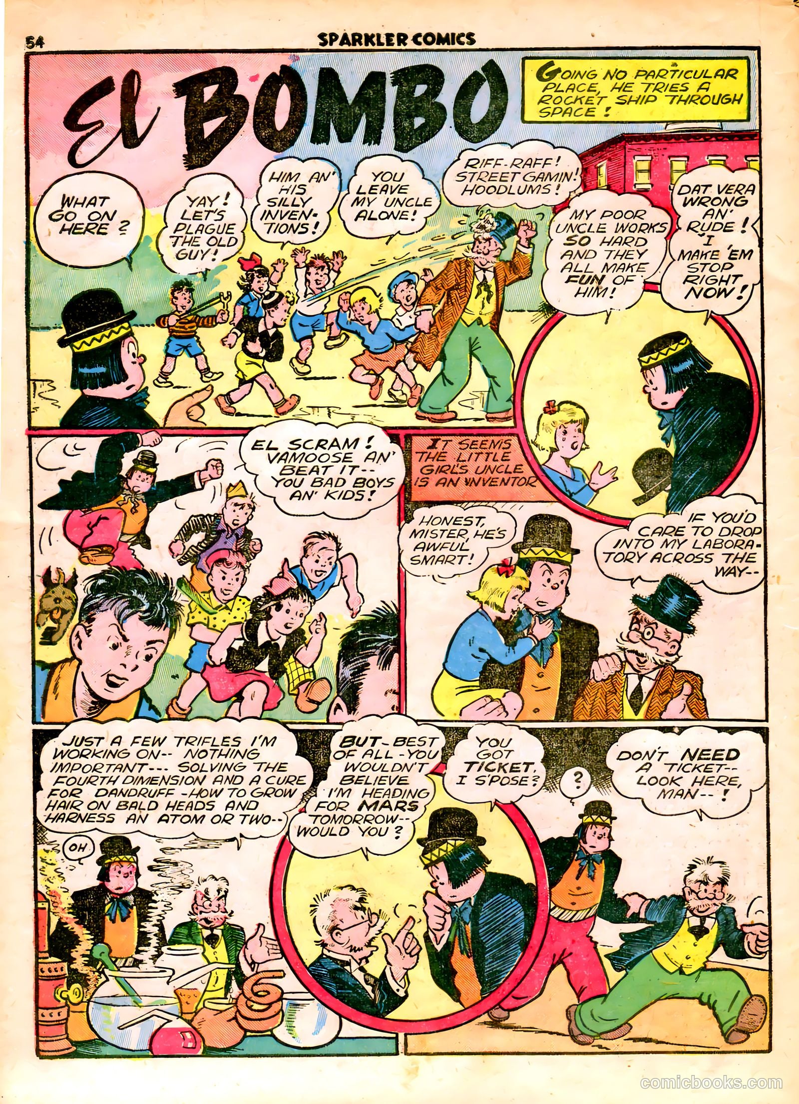 Sparkle Comics #17 (1951) — page 42 of 54