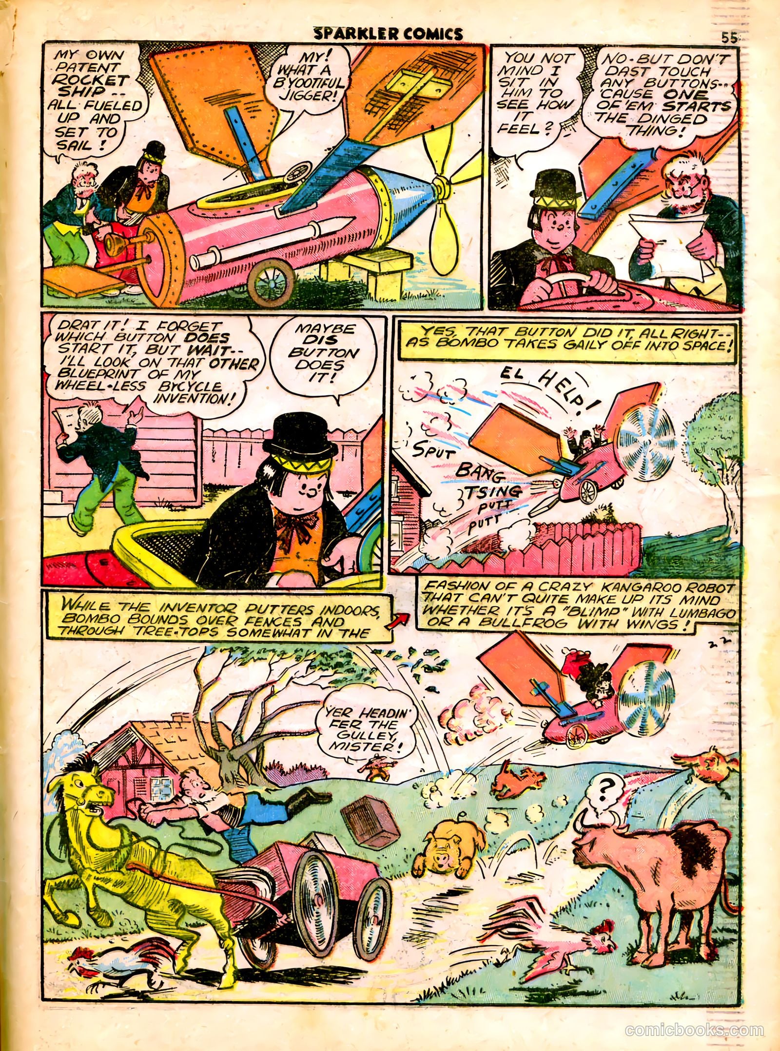 Sparkle Comics #17 (1951) — page 43 of 54