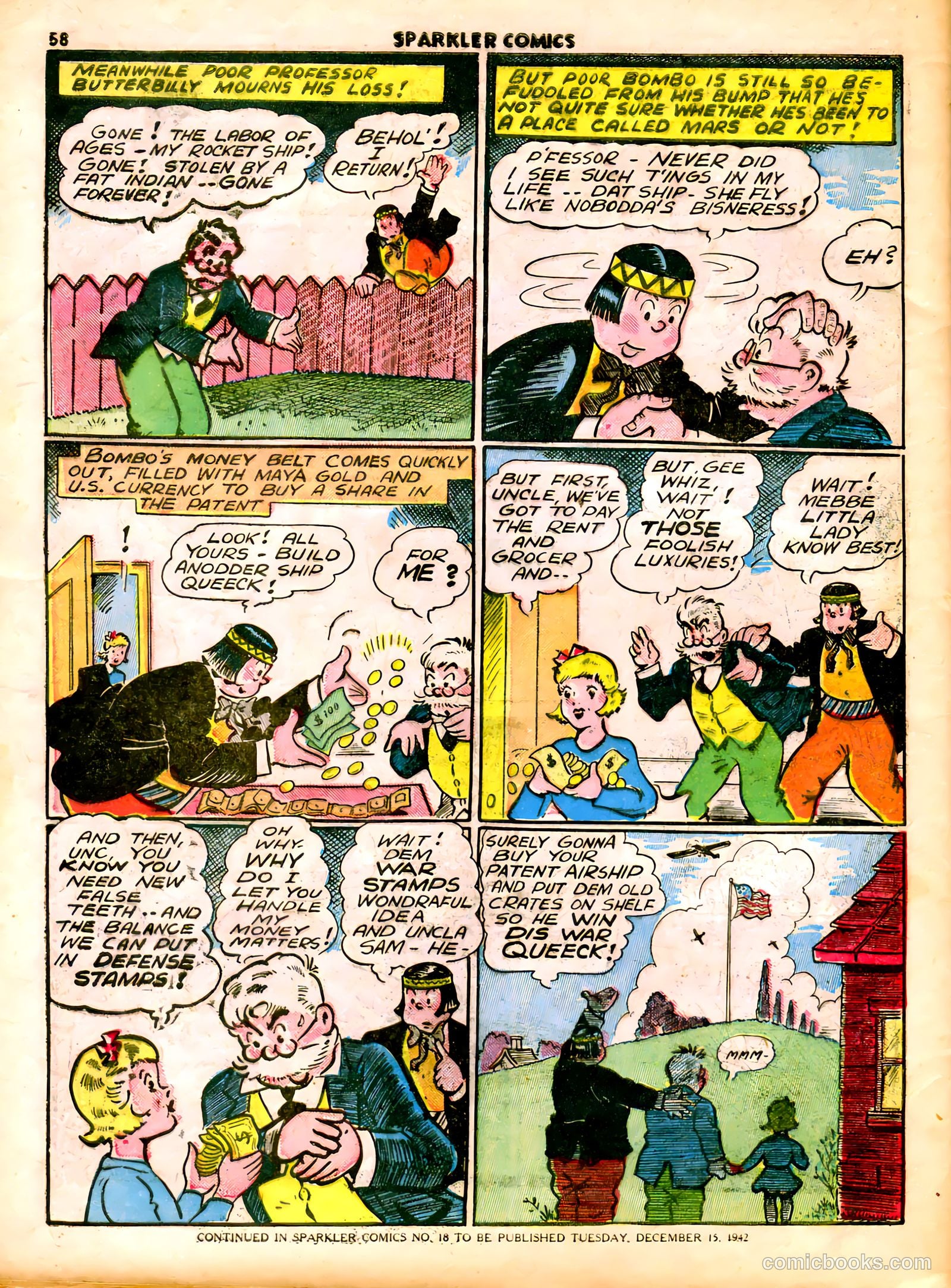 Sparkle Comics #17 (1951) — page 46 of 54