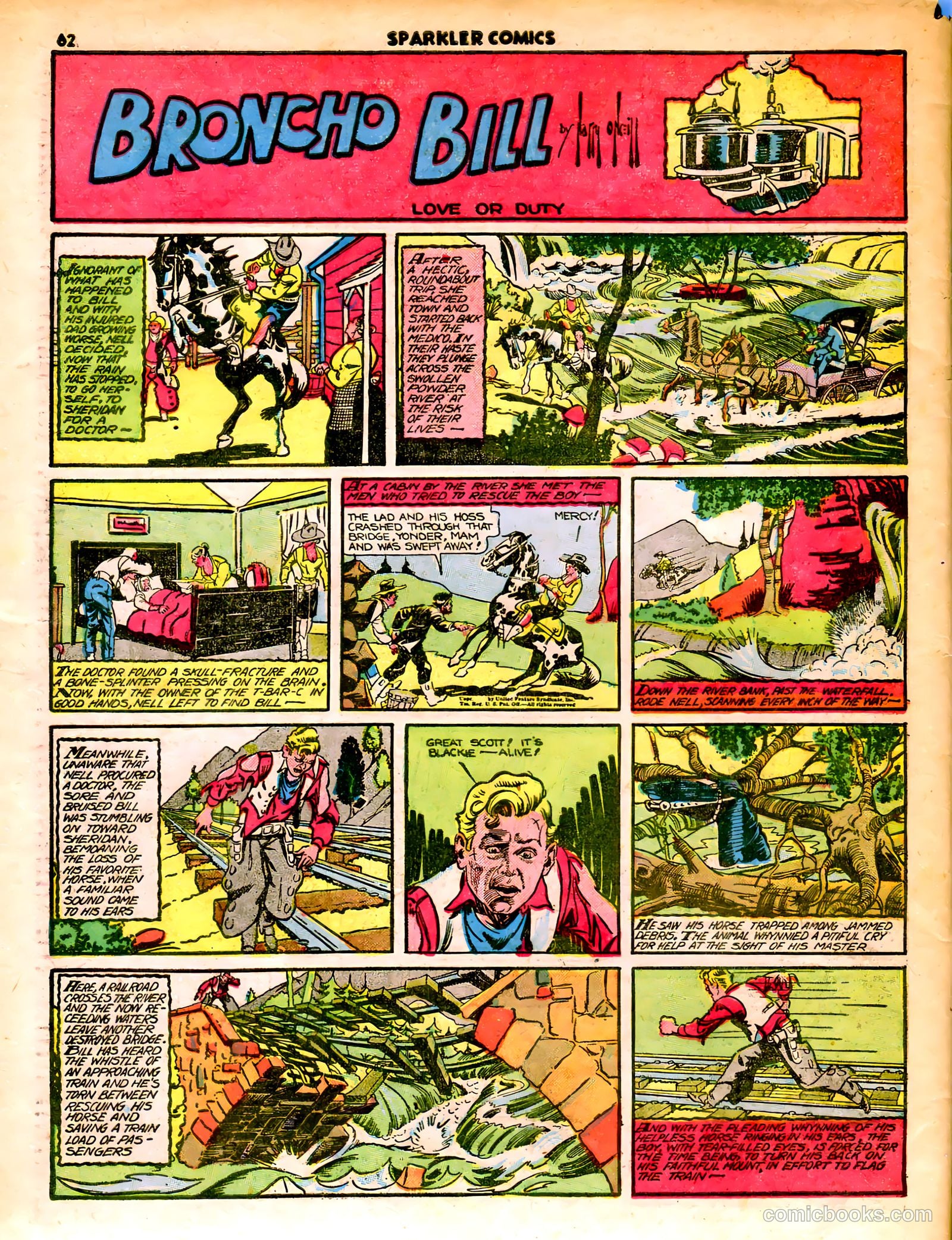 Sparkle Comics #17 (1951) — page 50 of 54
