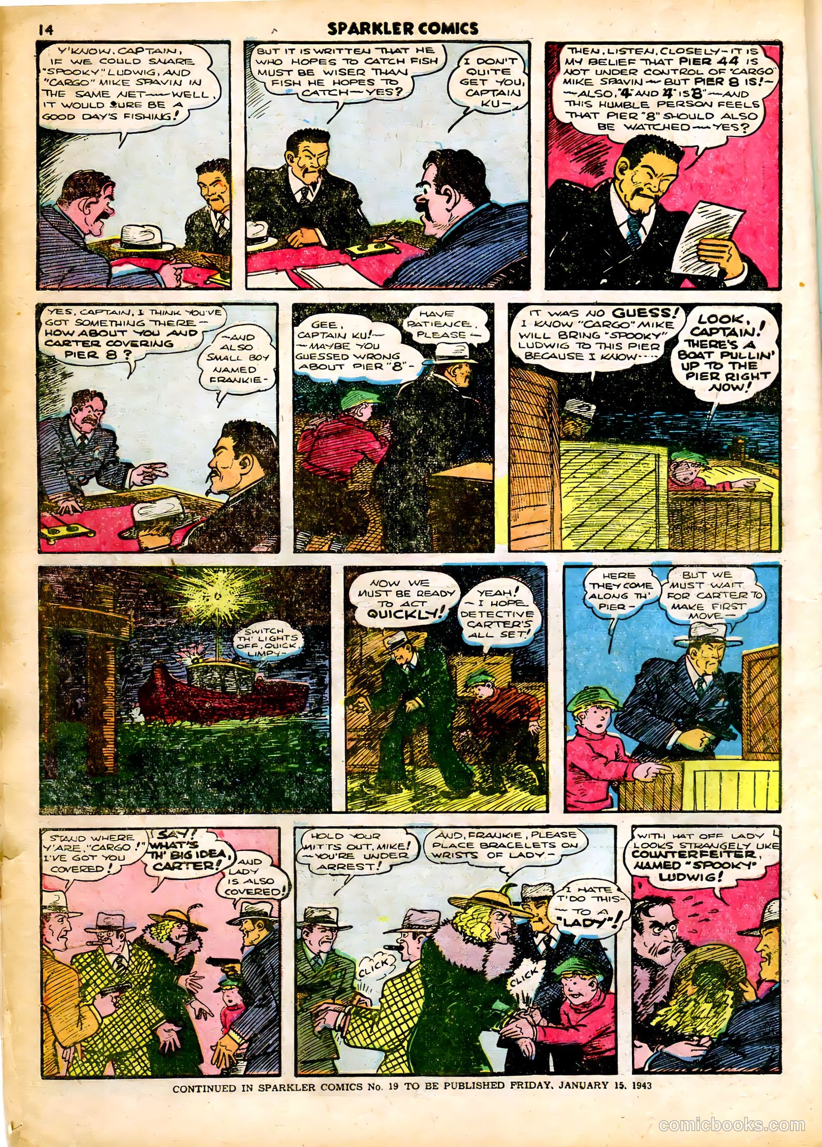 Sparkle Comics #18 (1951) — page 16 of 56