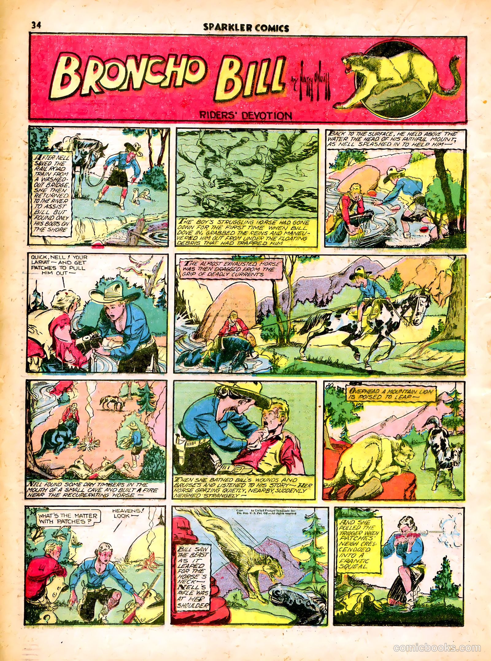 Sparkle Comics #18 (1951) — page 29 of 56