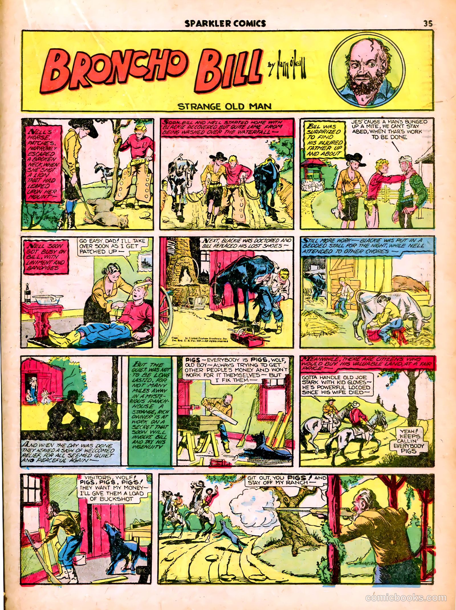 Sparkle Comics #18 (1951) — page 30 of 56