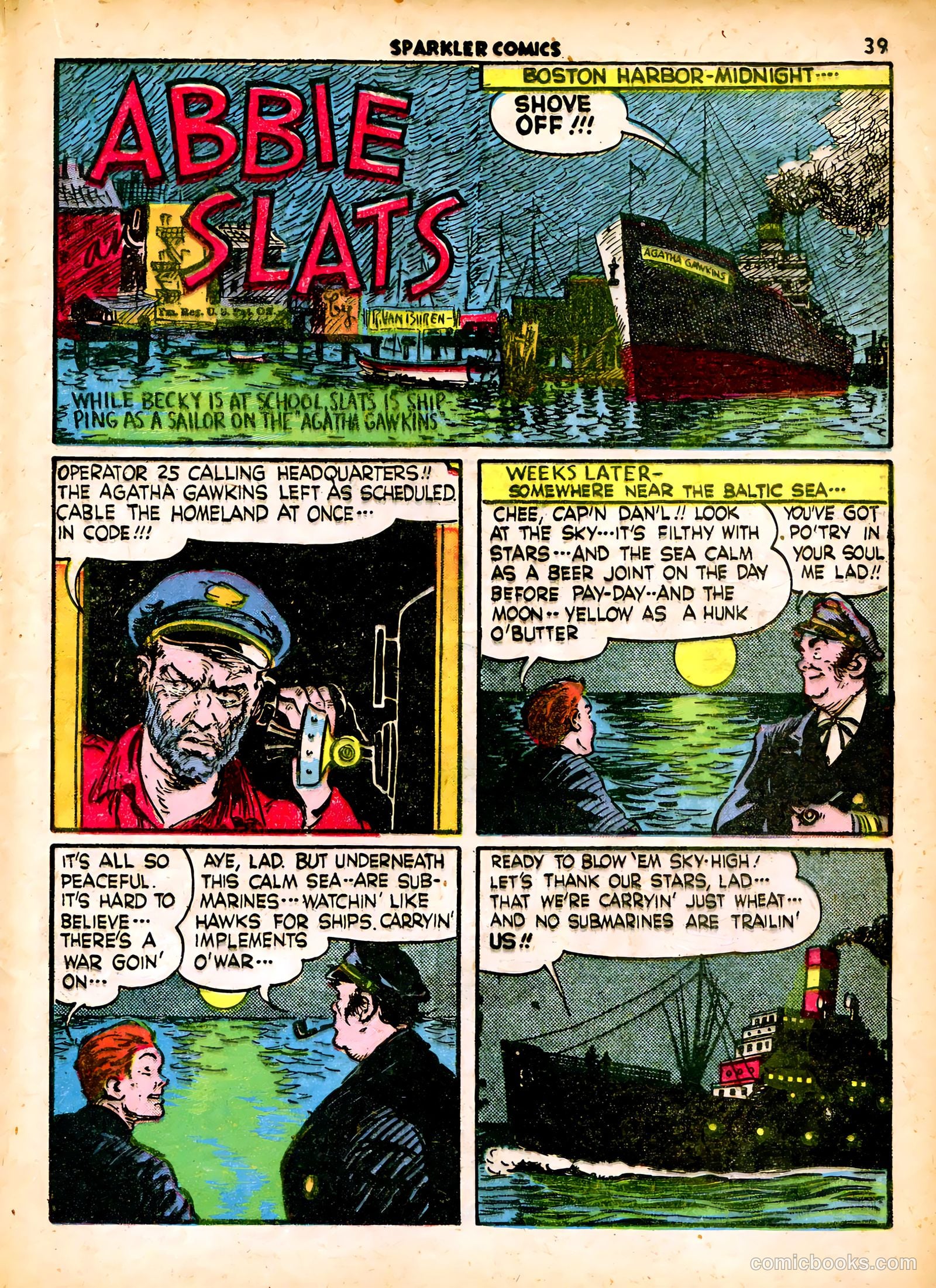 Sparkle Comics #18 (1951) — page 34 of 56