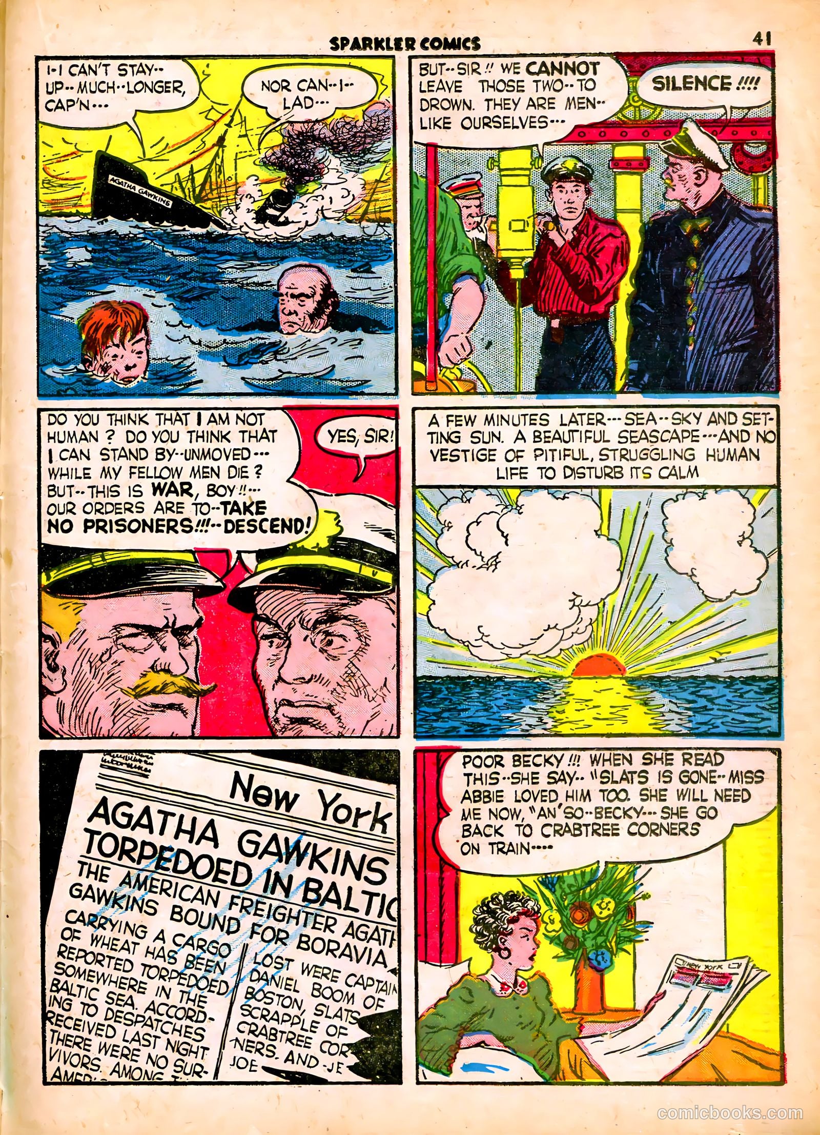 Sparkle Comics #18 (1951) — page 36 of 56