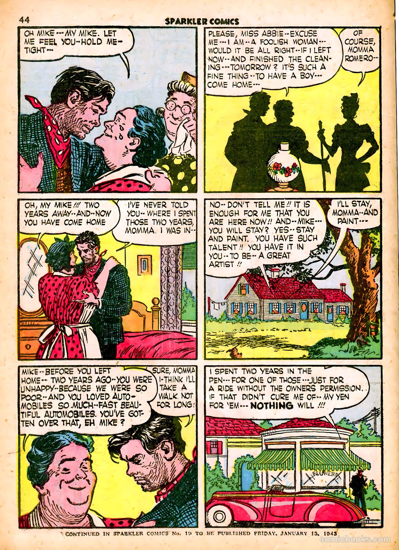 Sparkle Comics #18 (1951) — page 39 of 56
