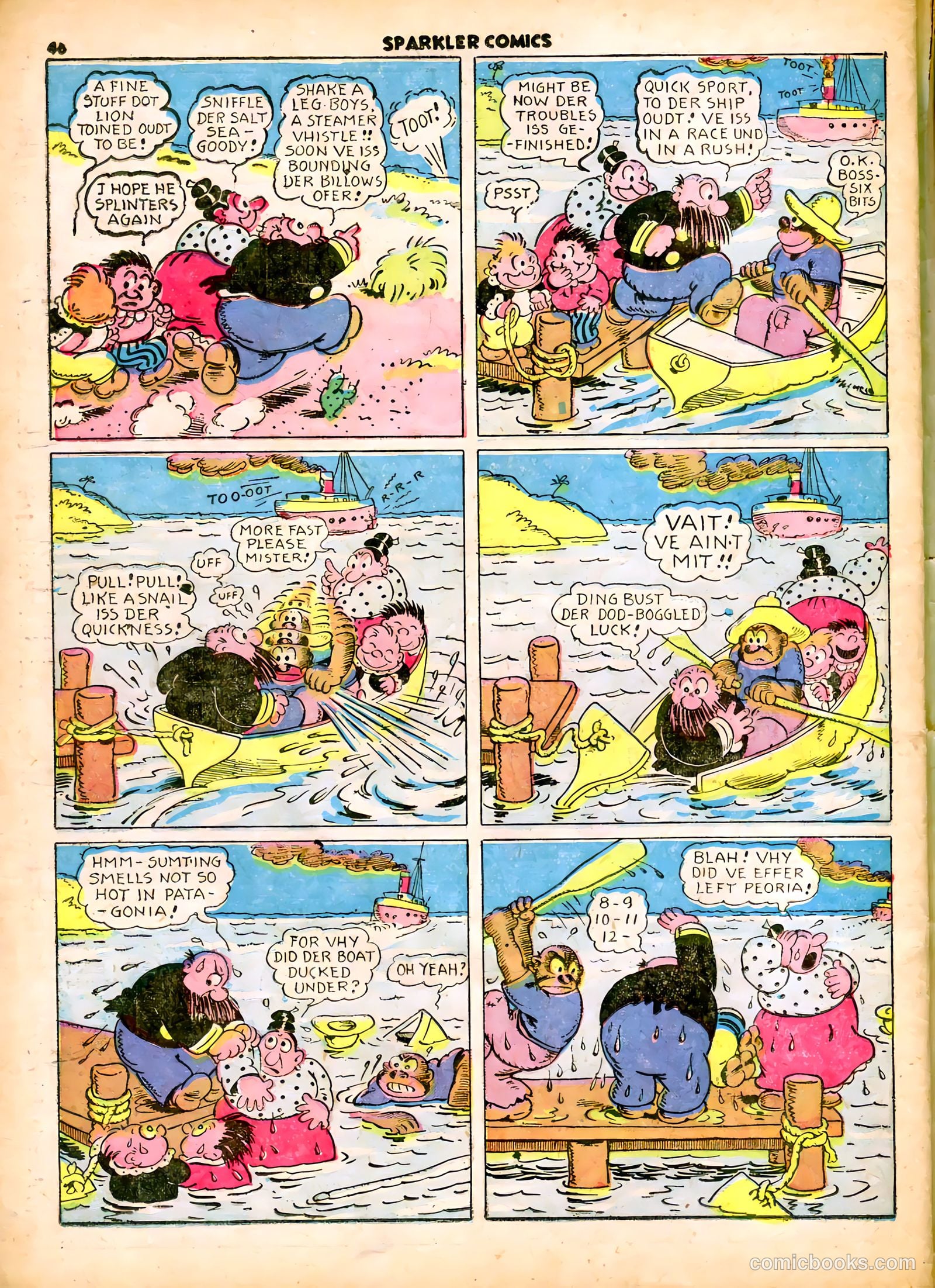 Sparkle Comics #18 (1951) — page 41 of 56