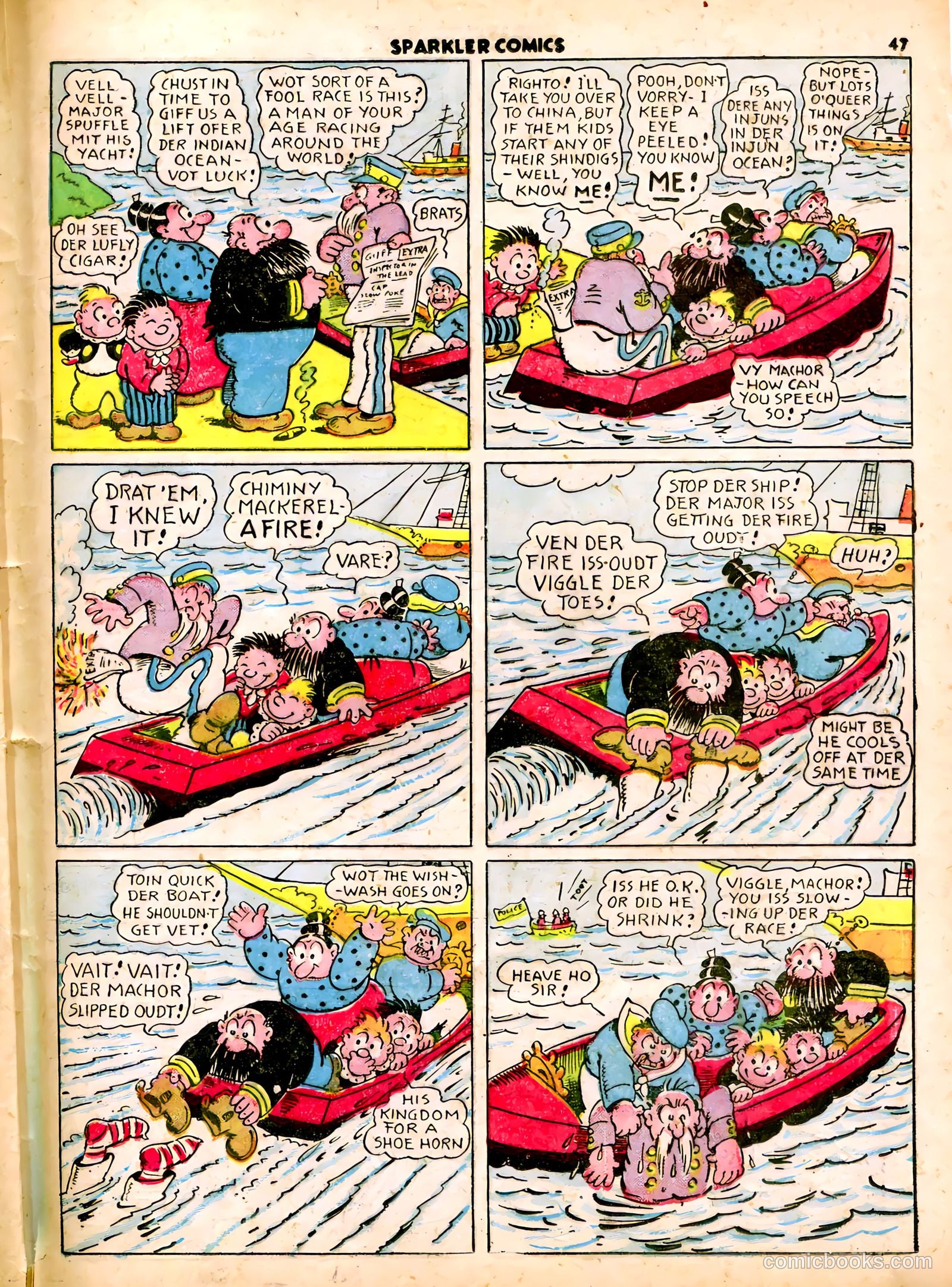 Sparkle Comics #18 (1951) — page 42 of 56