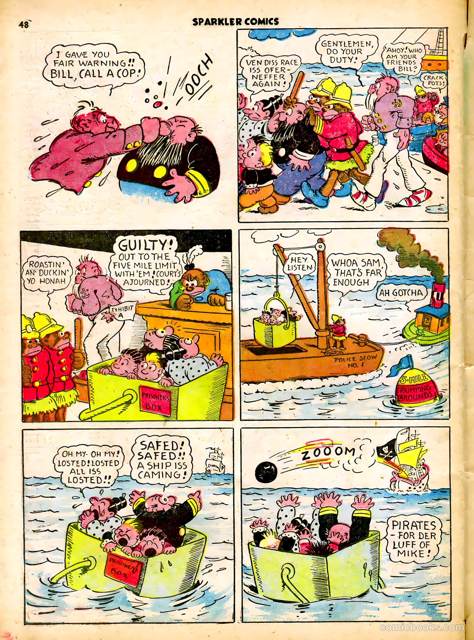 Sparkle Comics #18 (1951) — page 43 of 56