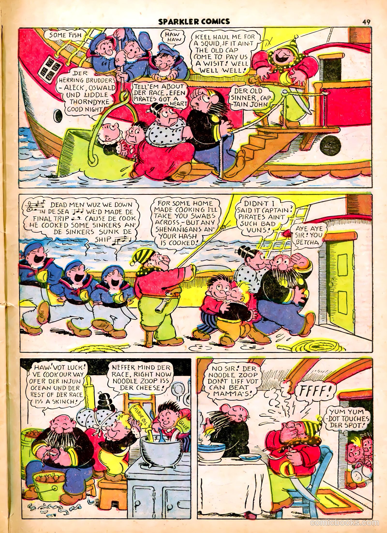 Sparkle Comics #18 (1951) — page 44 of 56
