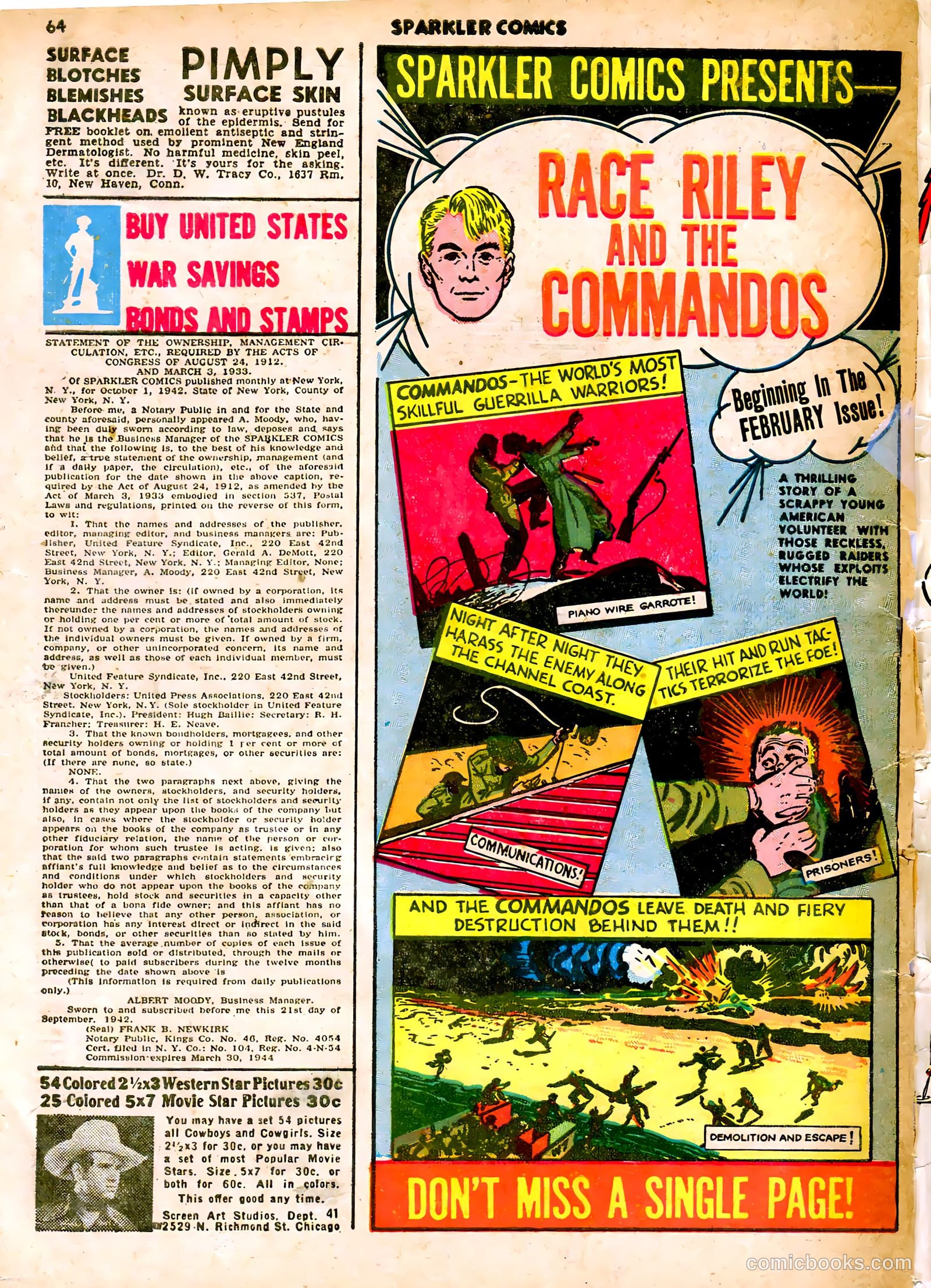 Sparkle Comics #18 (1951) — page 54 of 56