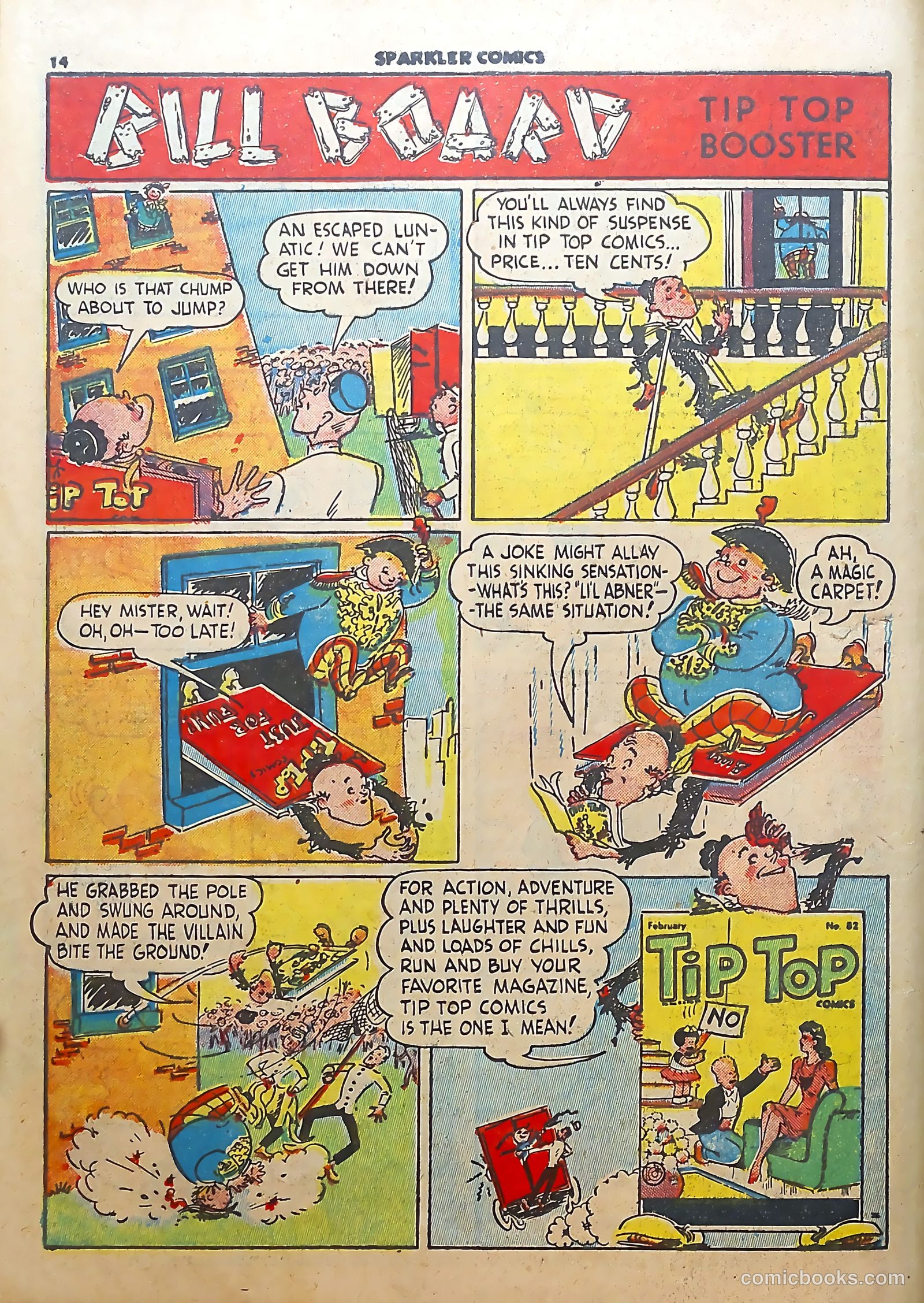 Sparkle Comics #19 (1951) — page 9 of 54