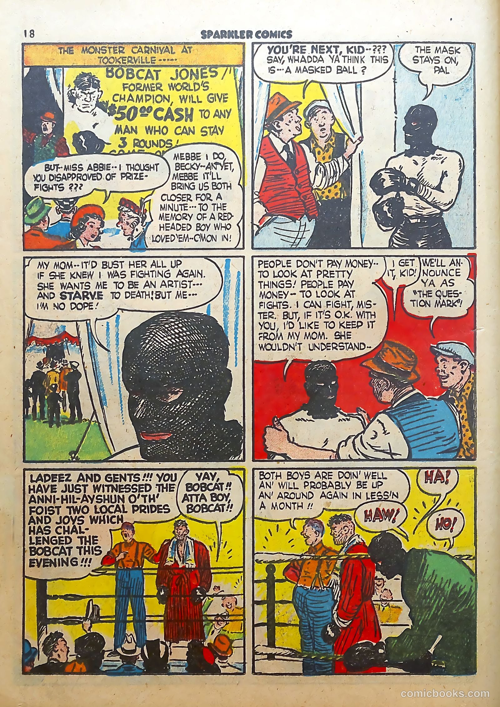 Sparkle Comics #19 (1951) — page 13 of 54