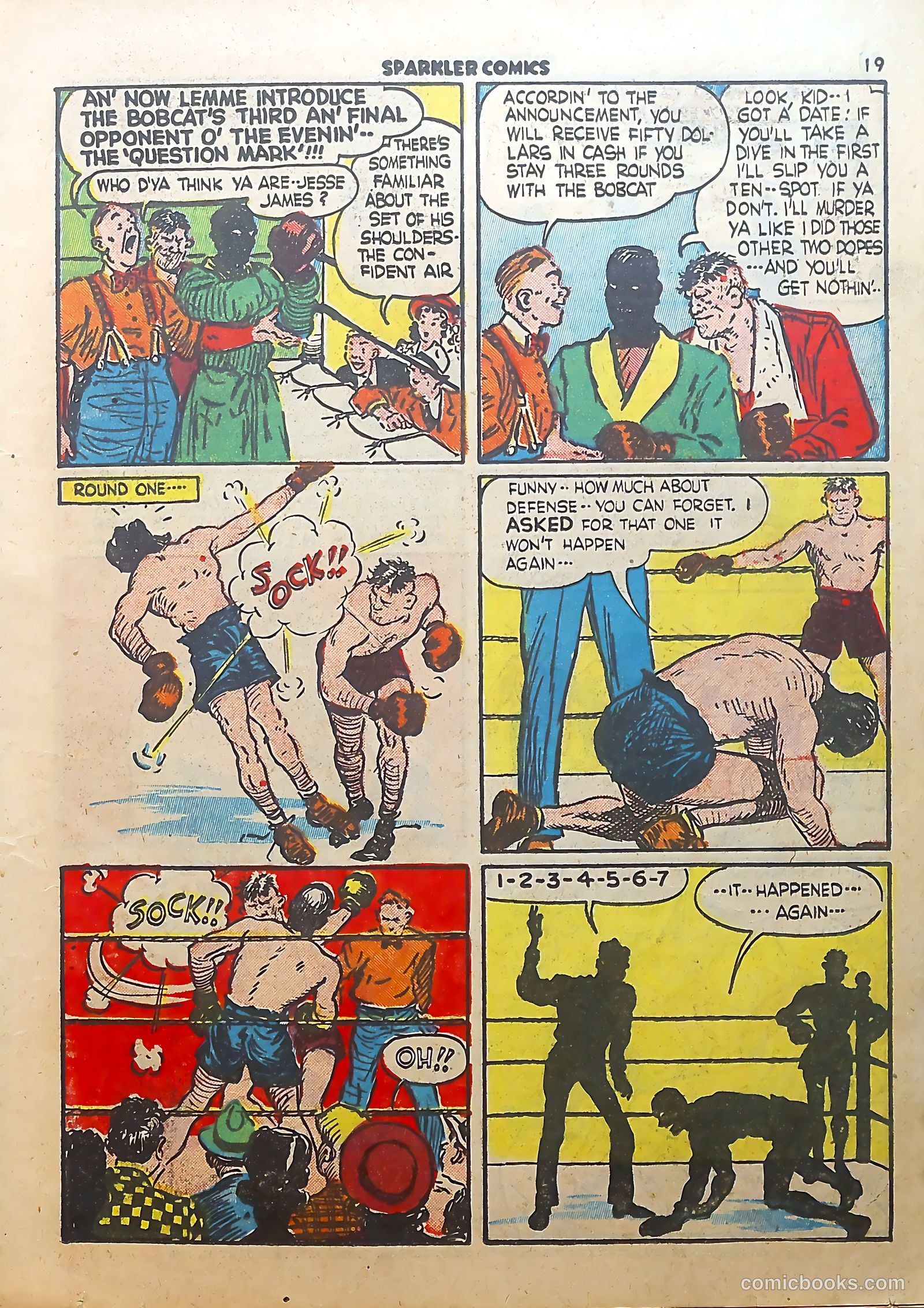 Sparkle Comics #19 (1951) — page 14 of 54