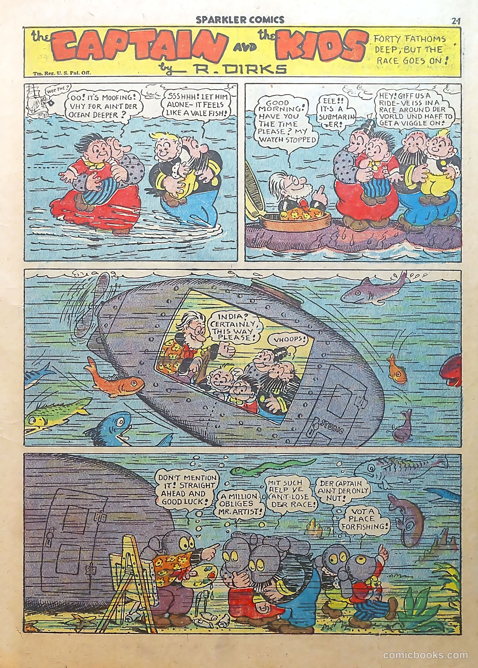 Sparkle Comics #19 (1951) — page 16 of 54