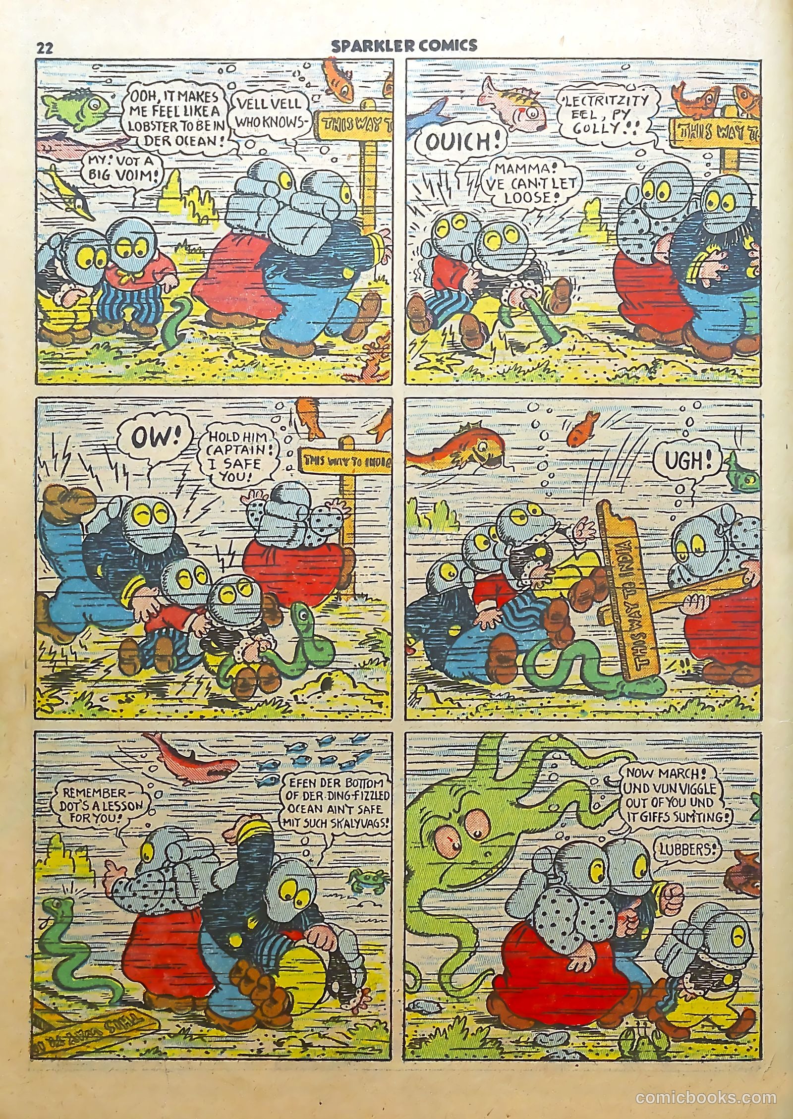 Sparkle Comics #19 (1951) — page 17 of 54