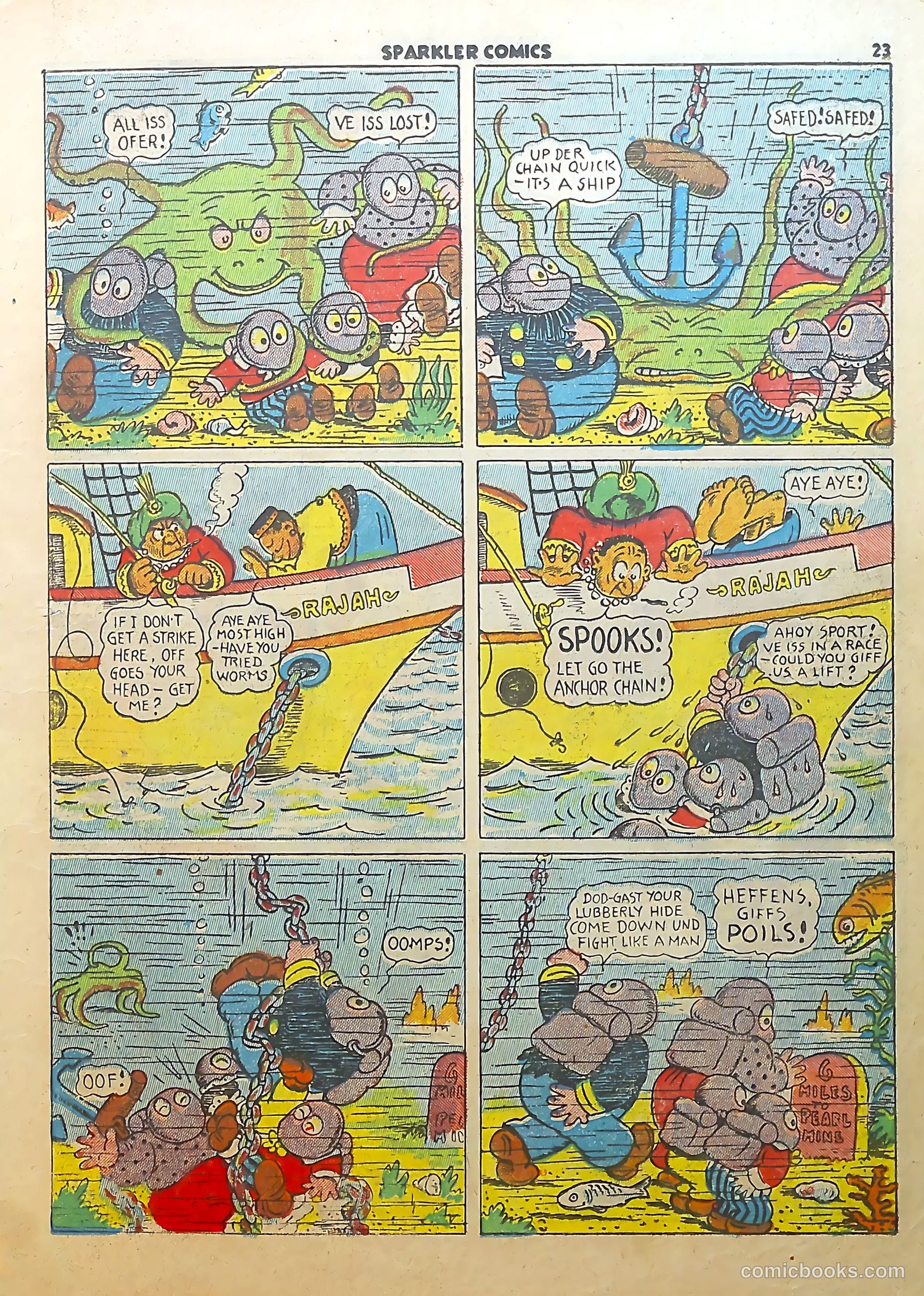 Sparkle Comics #19 (1951) — page 18 of 54