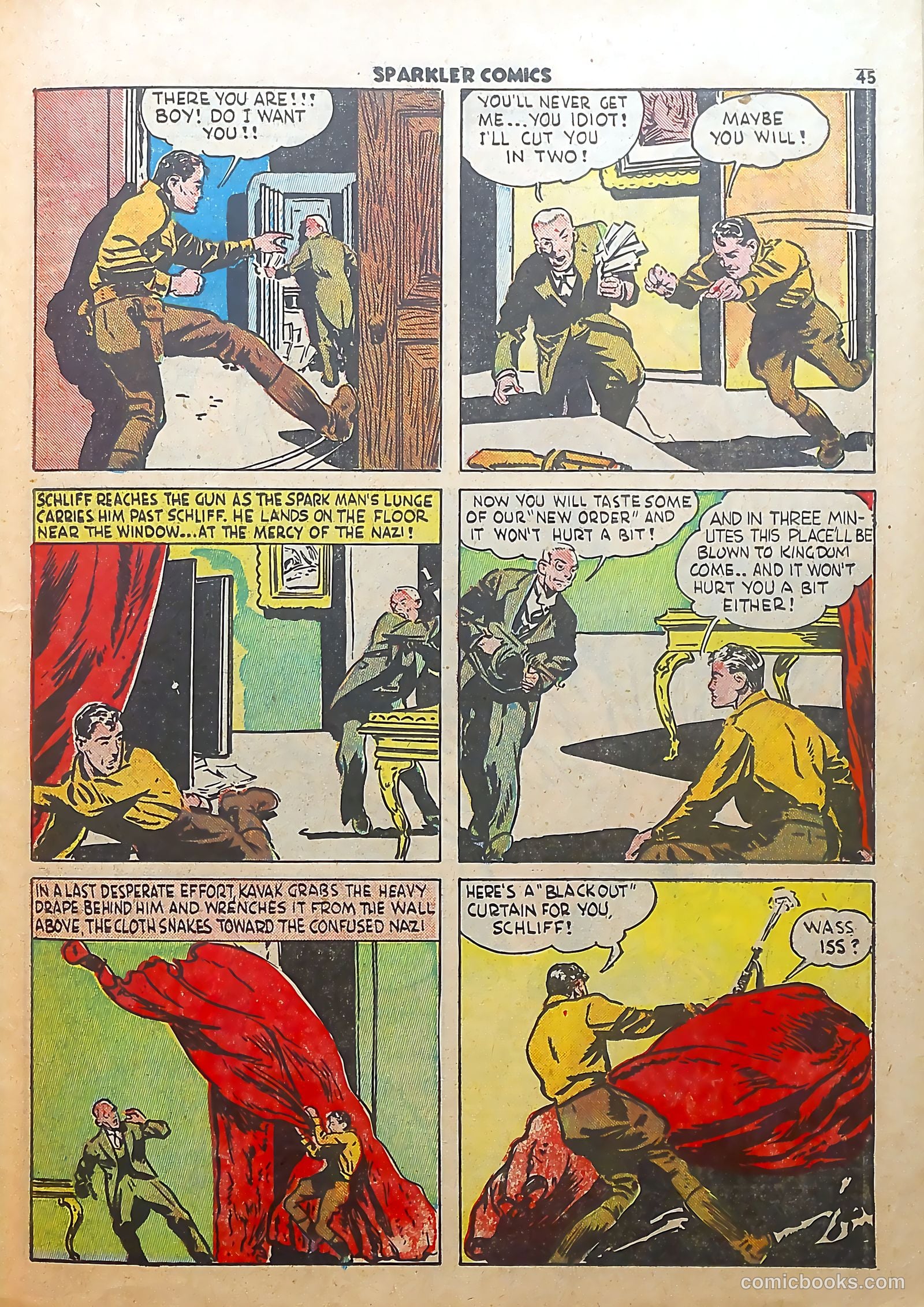Sparkle Comics #19 (1951) — page 33 of 54
