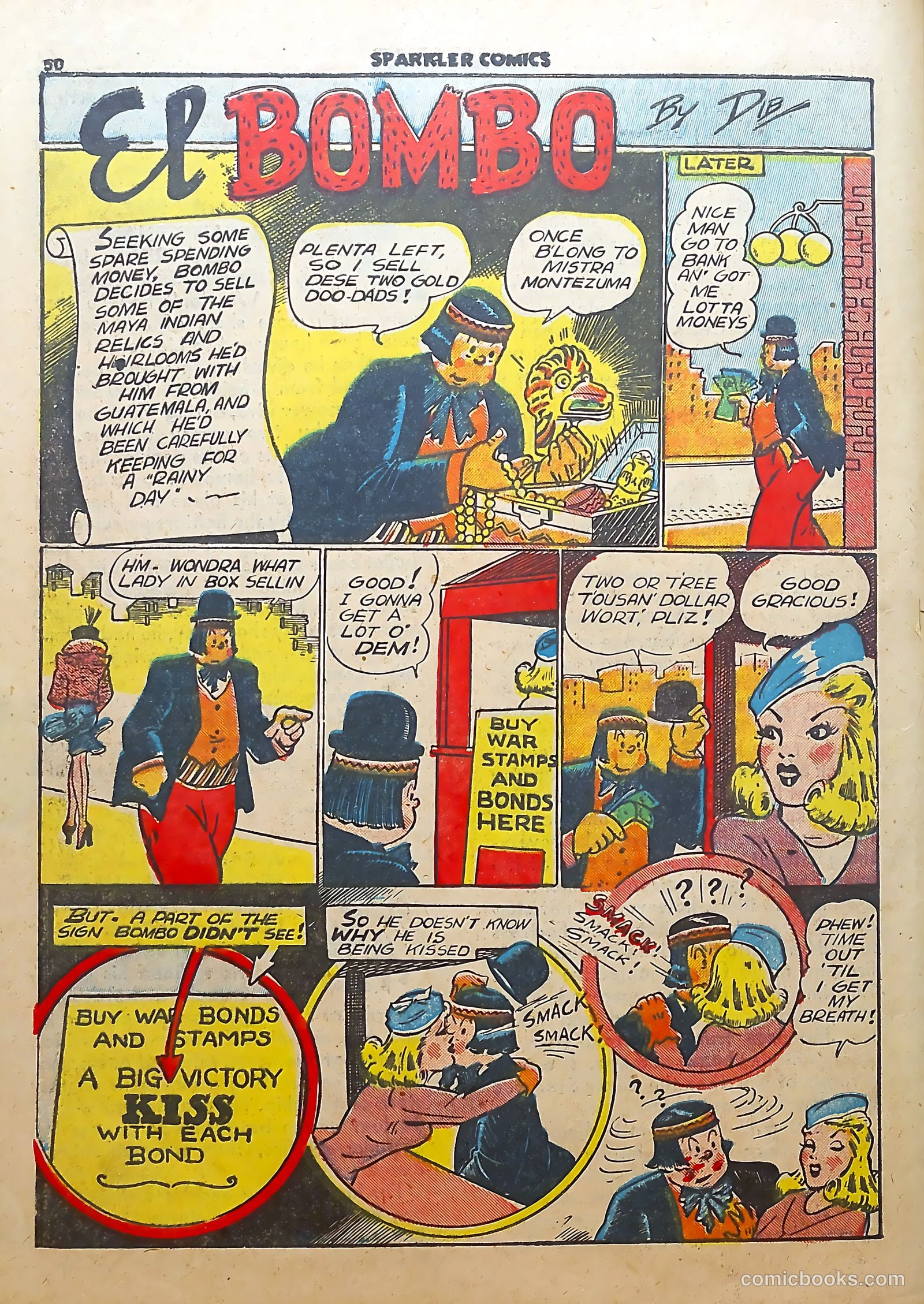 Sparkle Comics #19 (1951) — page 38 of 54
