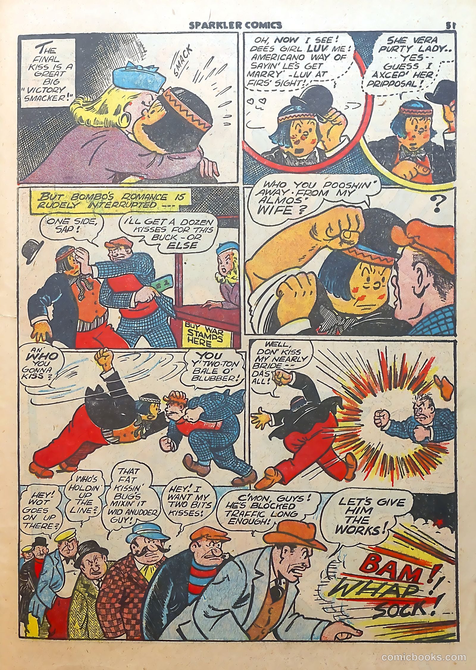 Sparkle Comics #19 (1951) — page 39 of 54