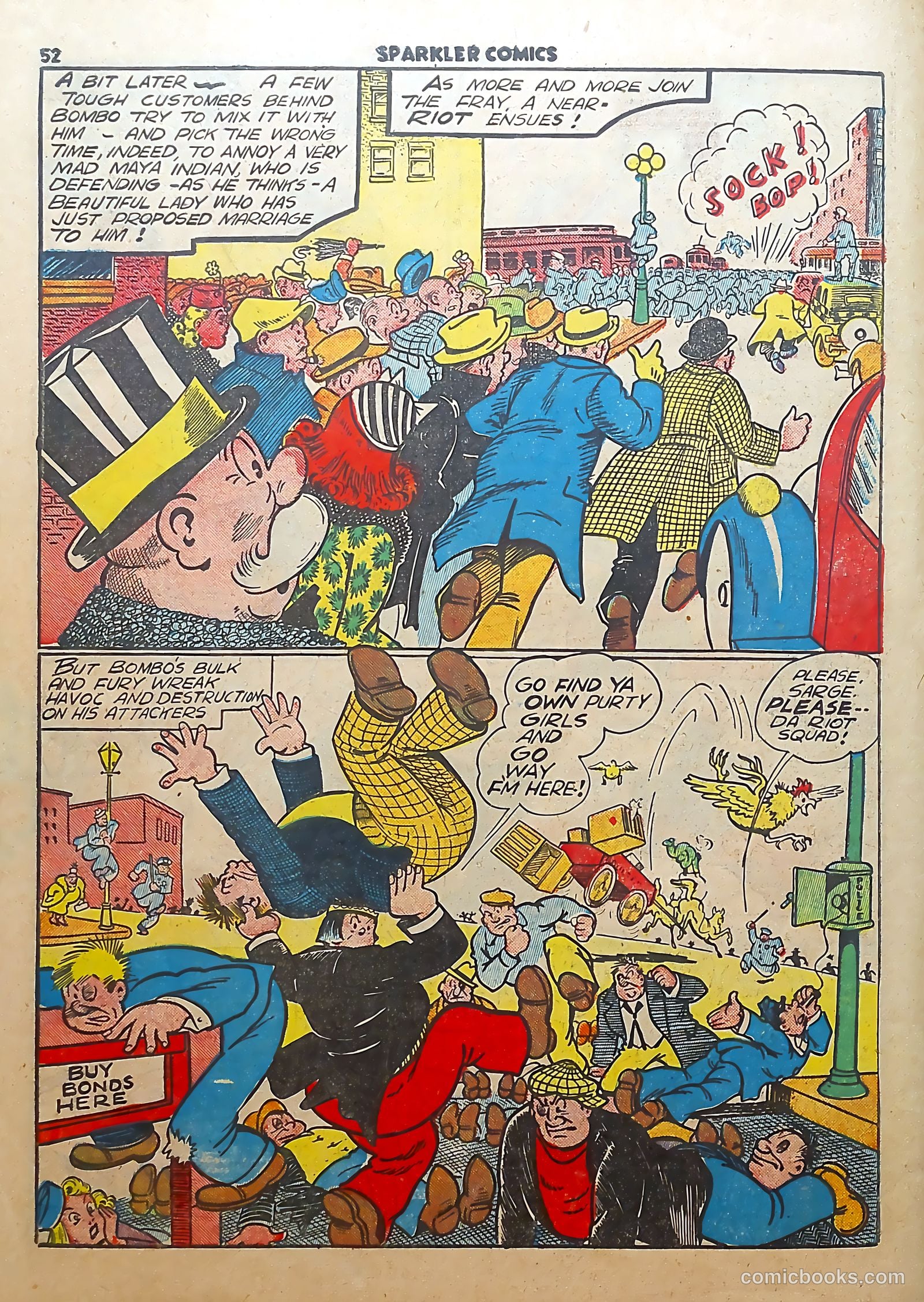 Sparkle Comics #19 (1951) — page 40 of 54