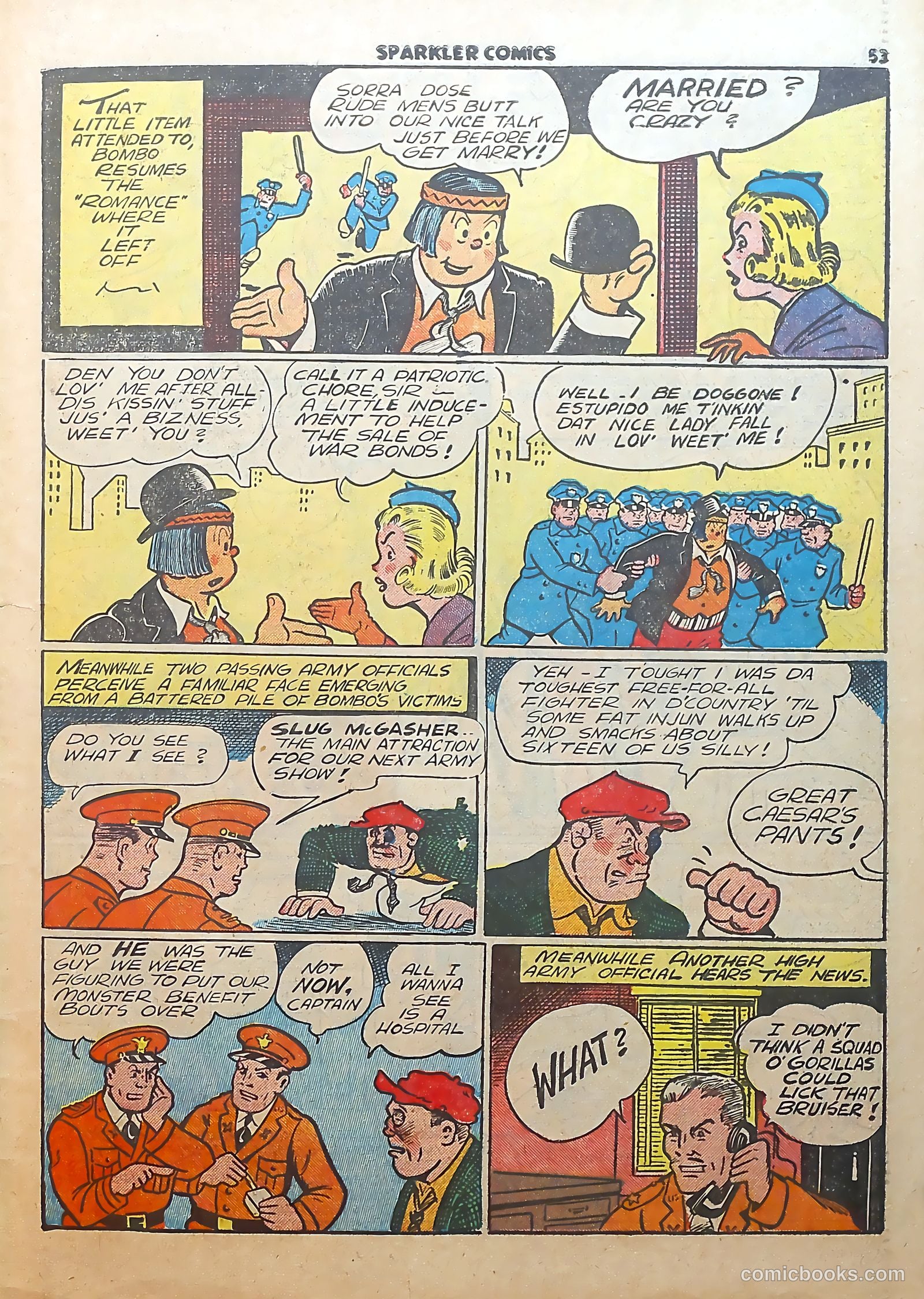 Sparkle Comics #19 (1951) — page 41 of 54