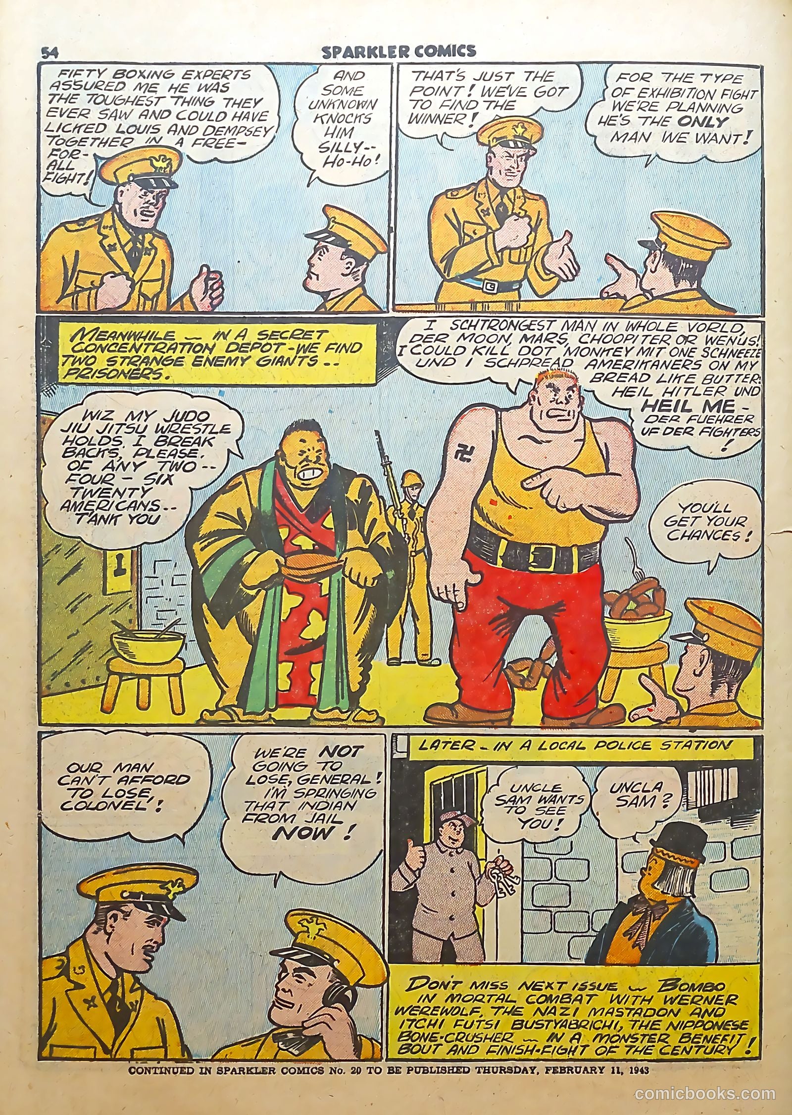 Sparkle Comics #19 (1951) — page 42 of 54